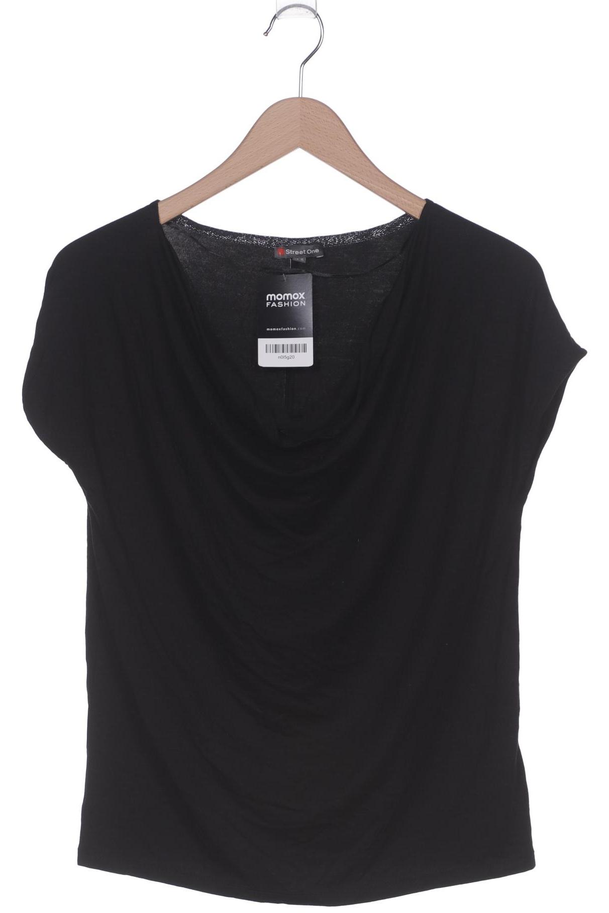 

Street One Damen T-Shirt, schwarz, Gr. 34