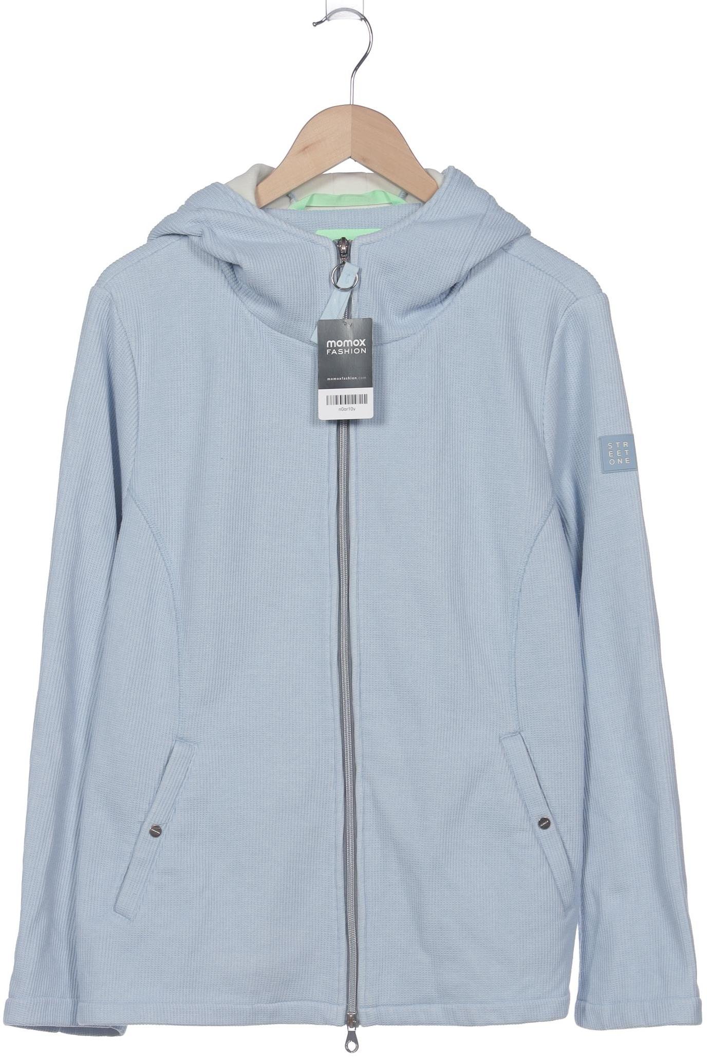 

Street One Damen Kapuzenpullover, blau, Gr. 44
