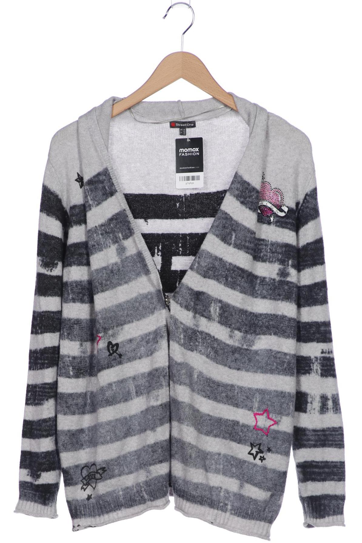 

Street One Damen Strickjacke, grau, Gr. 40