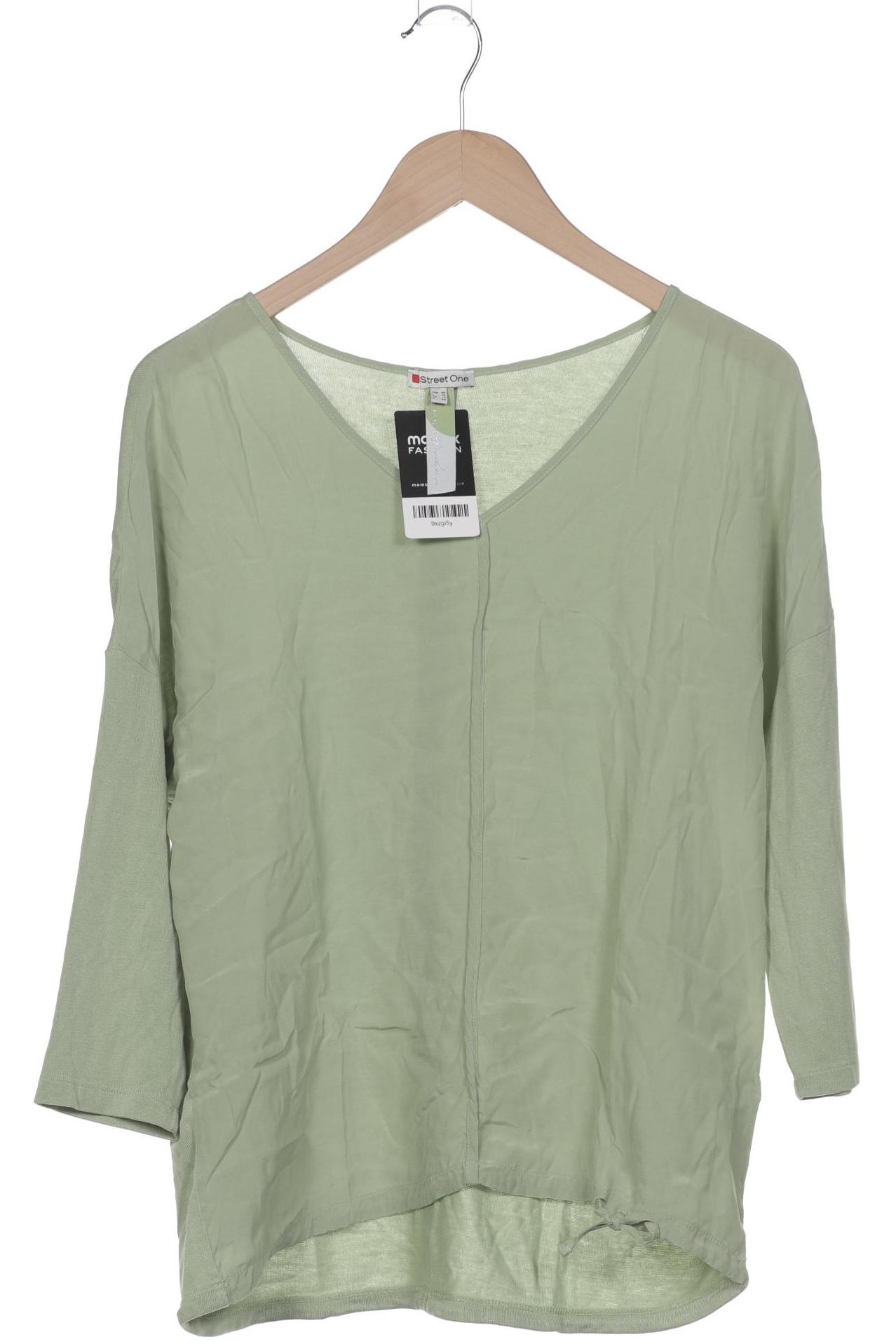

Street One Damen Langarmshirt, hellgrün, Gr. 40