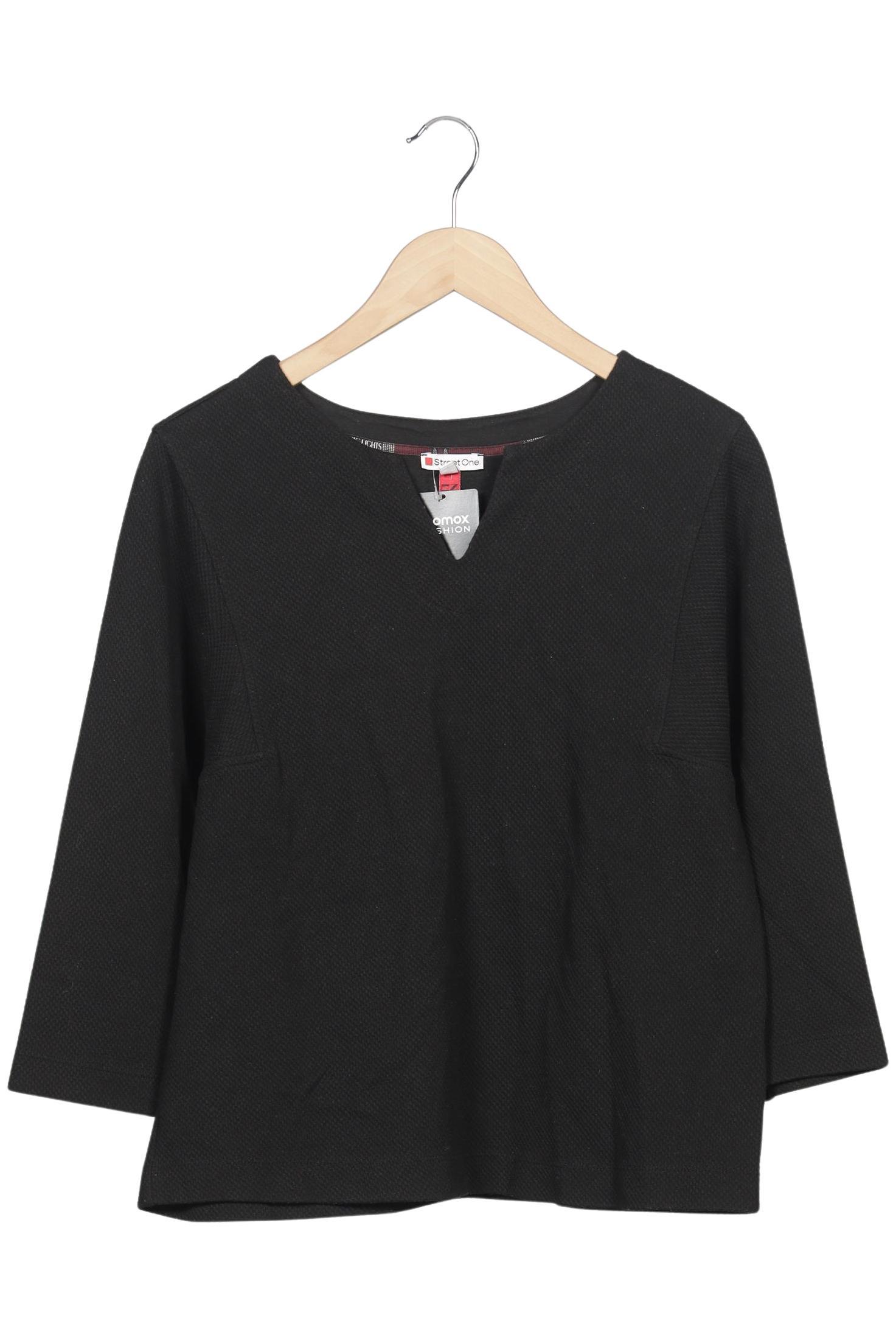 

Street One Damen Sweatshirt, schwarz, Gr. 40