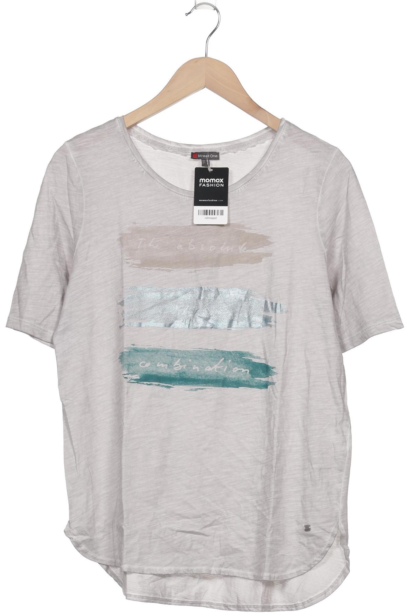 

Street One Damen T-Shirt, grau, Gr. 38
