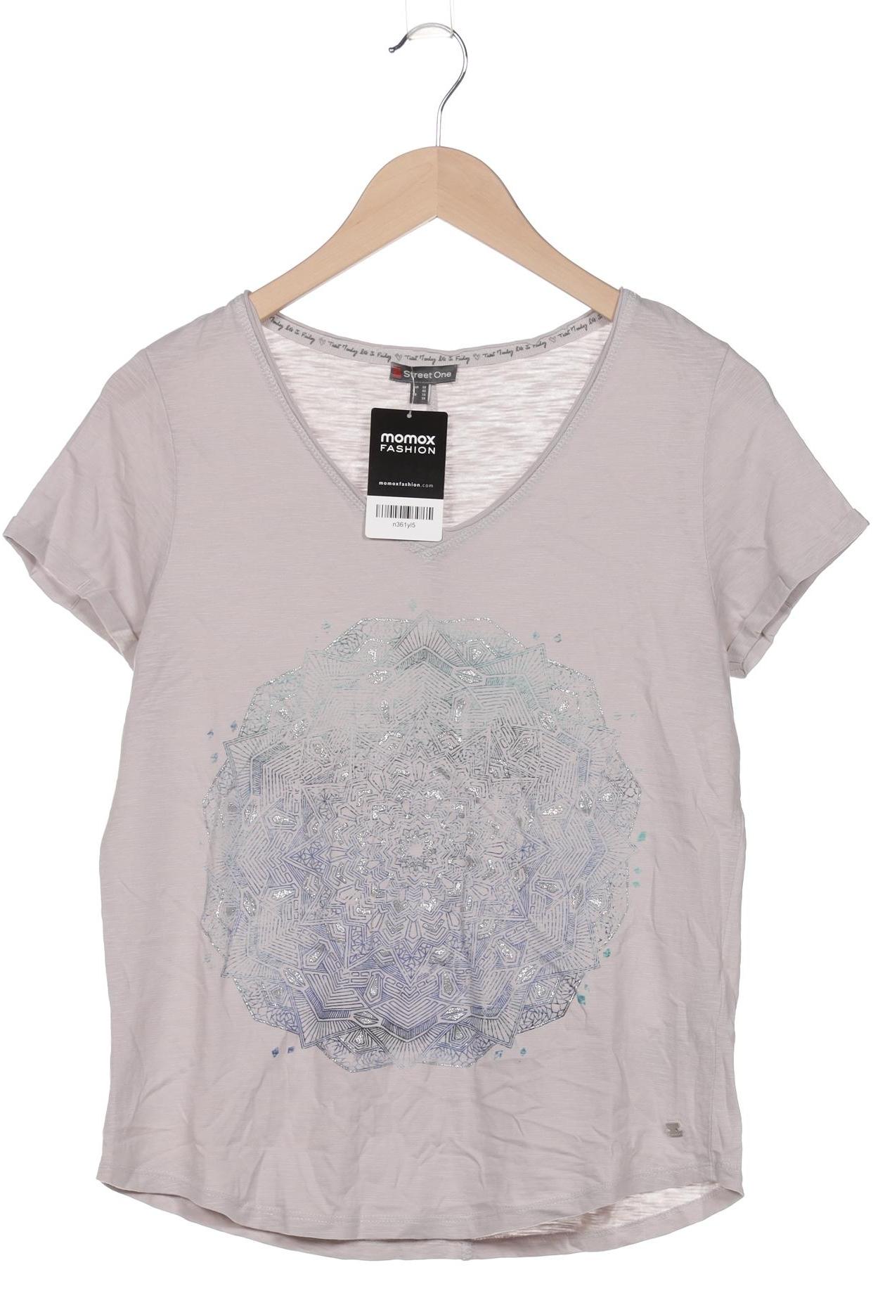 

Street One Damen T-Shirt, grau, Gr. 36