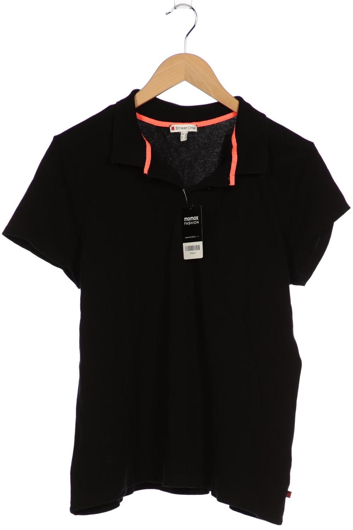 

Street One Damen Poloshirt, schwarz, Gr. 44