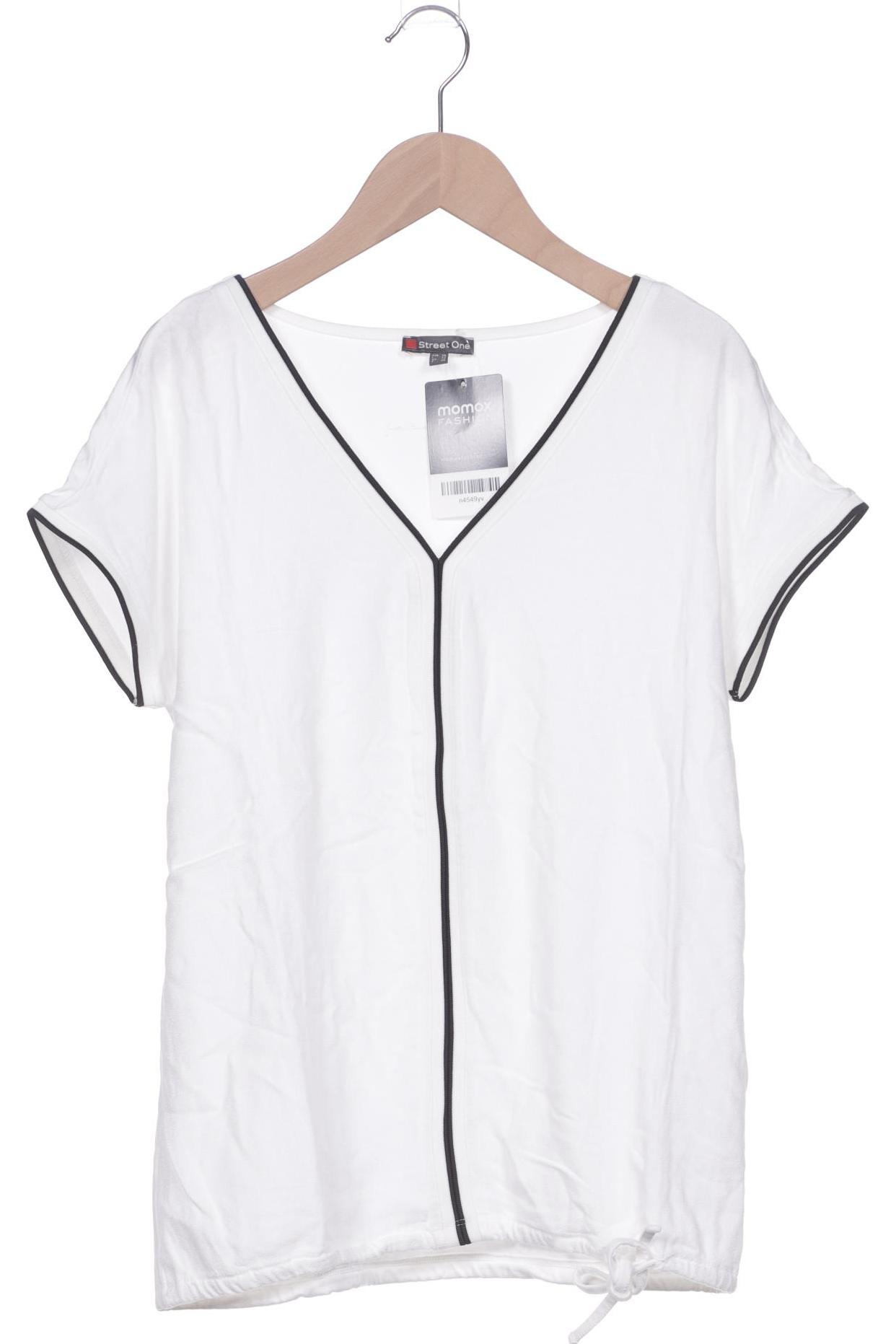 

Street One Damen T-Shirt, weiß, Gr. 38