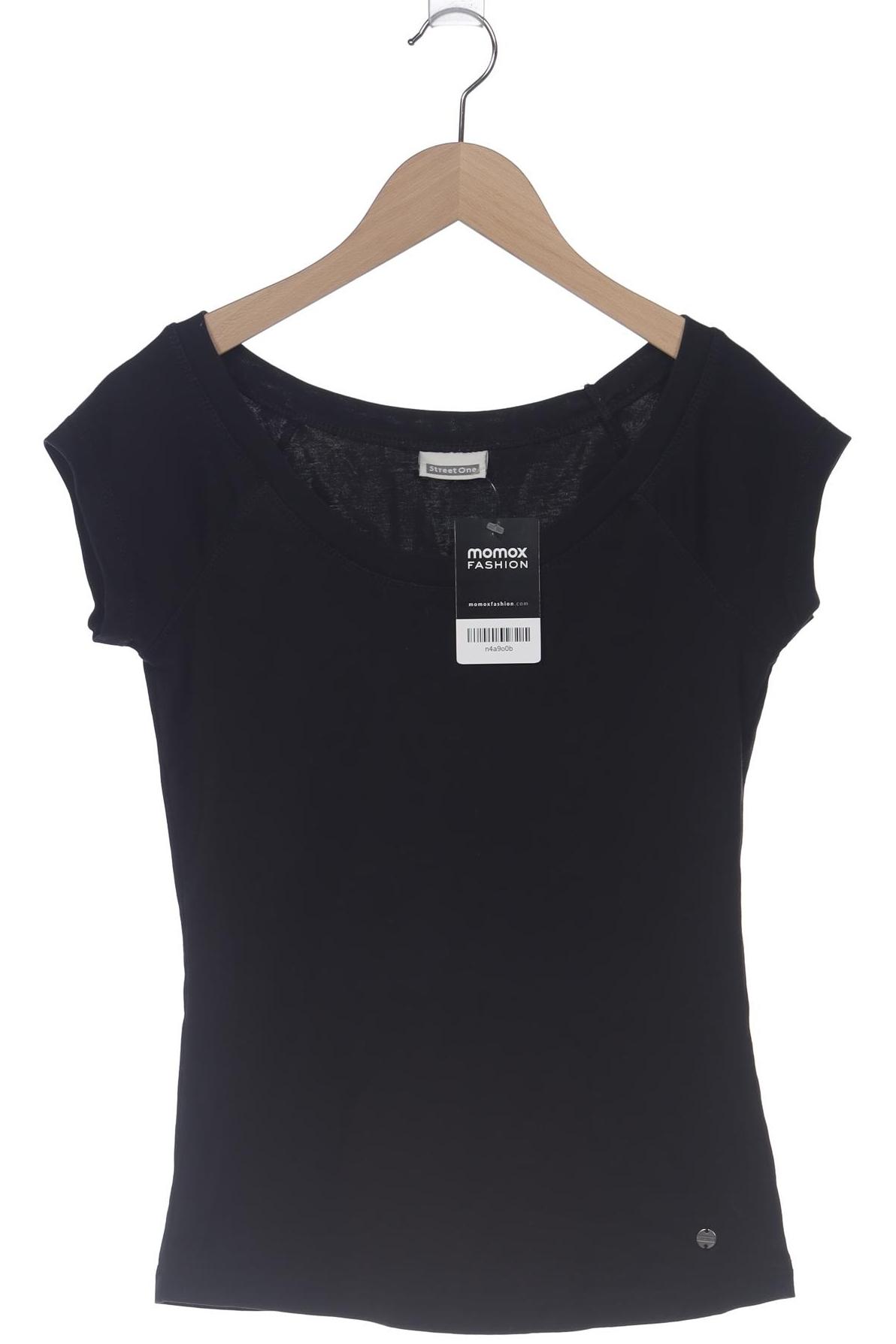 

Street One Damen T-Shirt, schwarz, Gr. 38