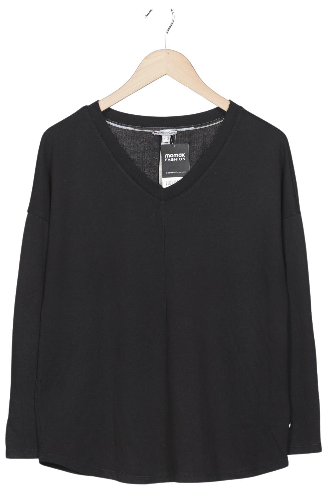 

Street One Damen Sweatshirt, schwarz, Gr. 42