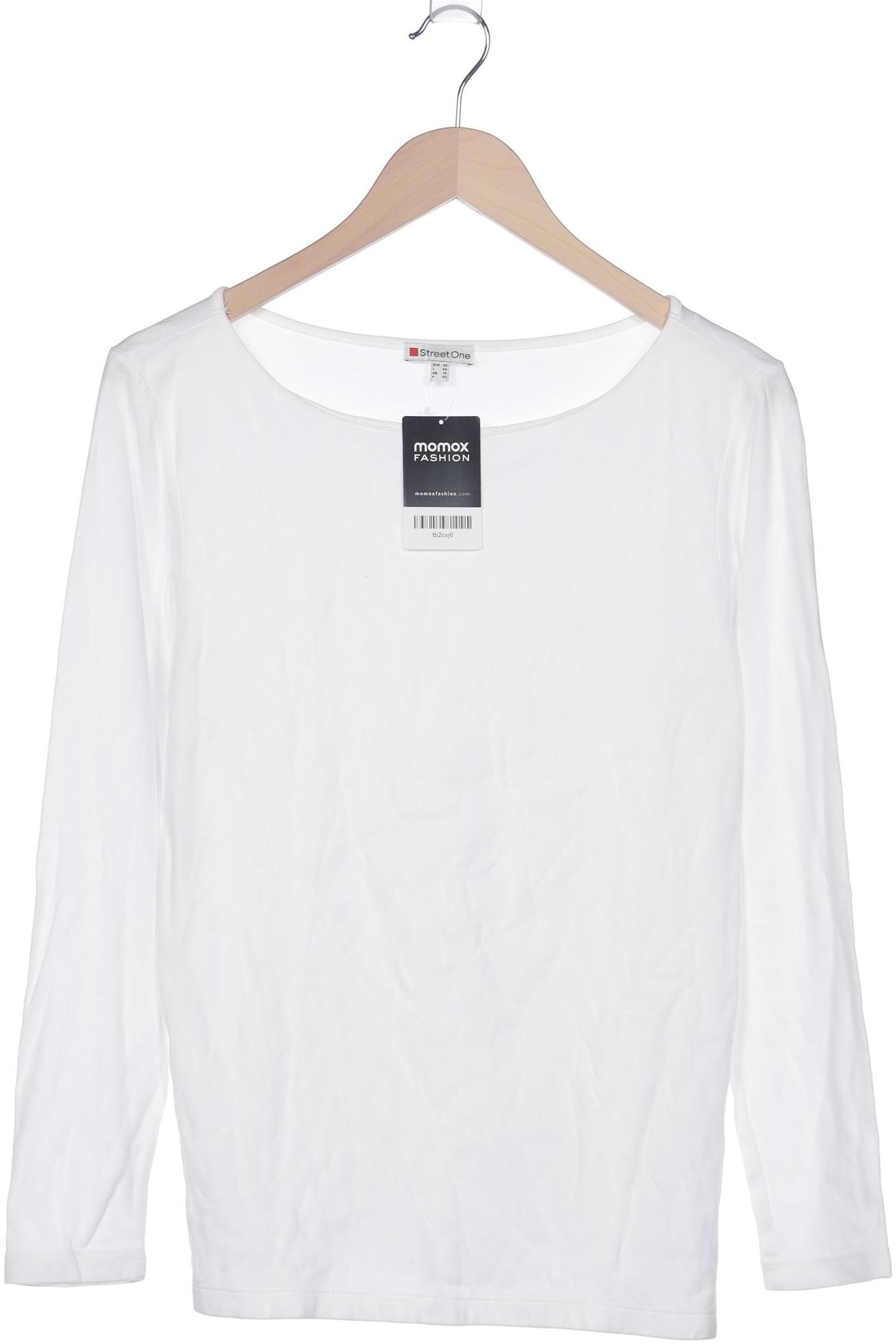 

Street One Damen Langarmshirt, weiß, Gr. 40