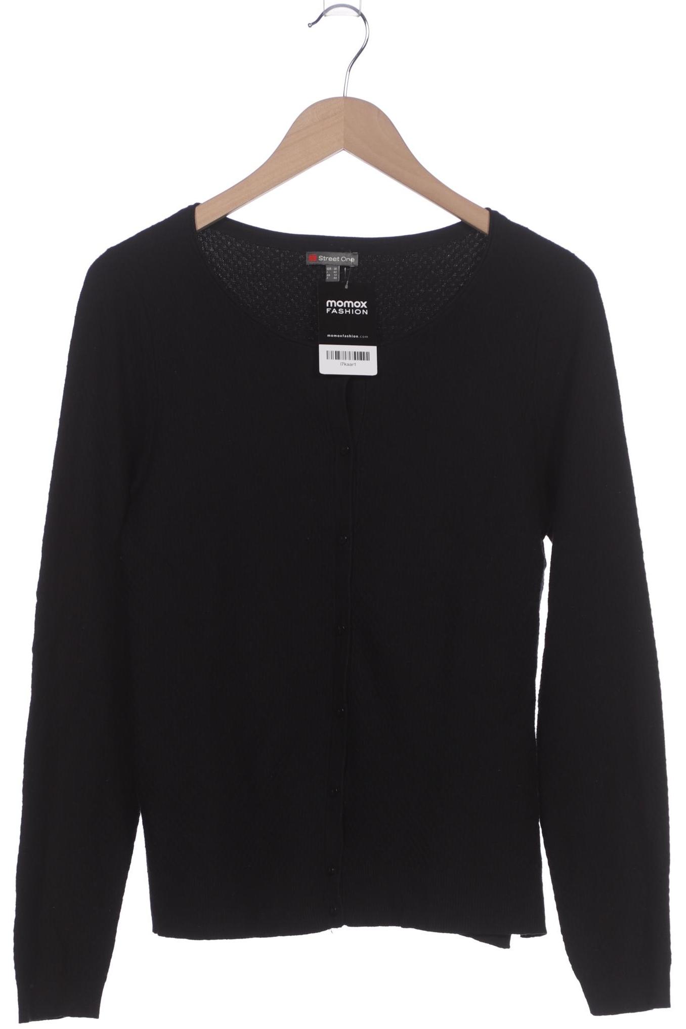 

Street One Damen Strickjacke, schwarz, Gr. 38