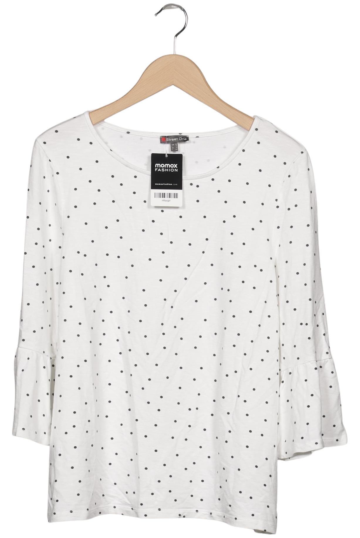 

Street One Damen Langarmshirt, weiß, Gr. 40