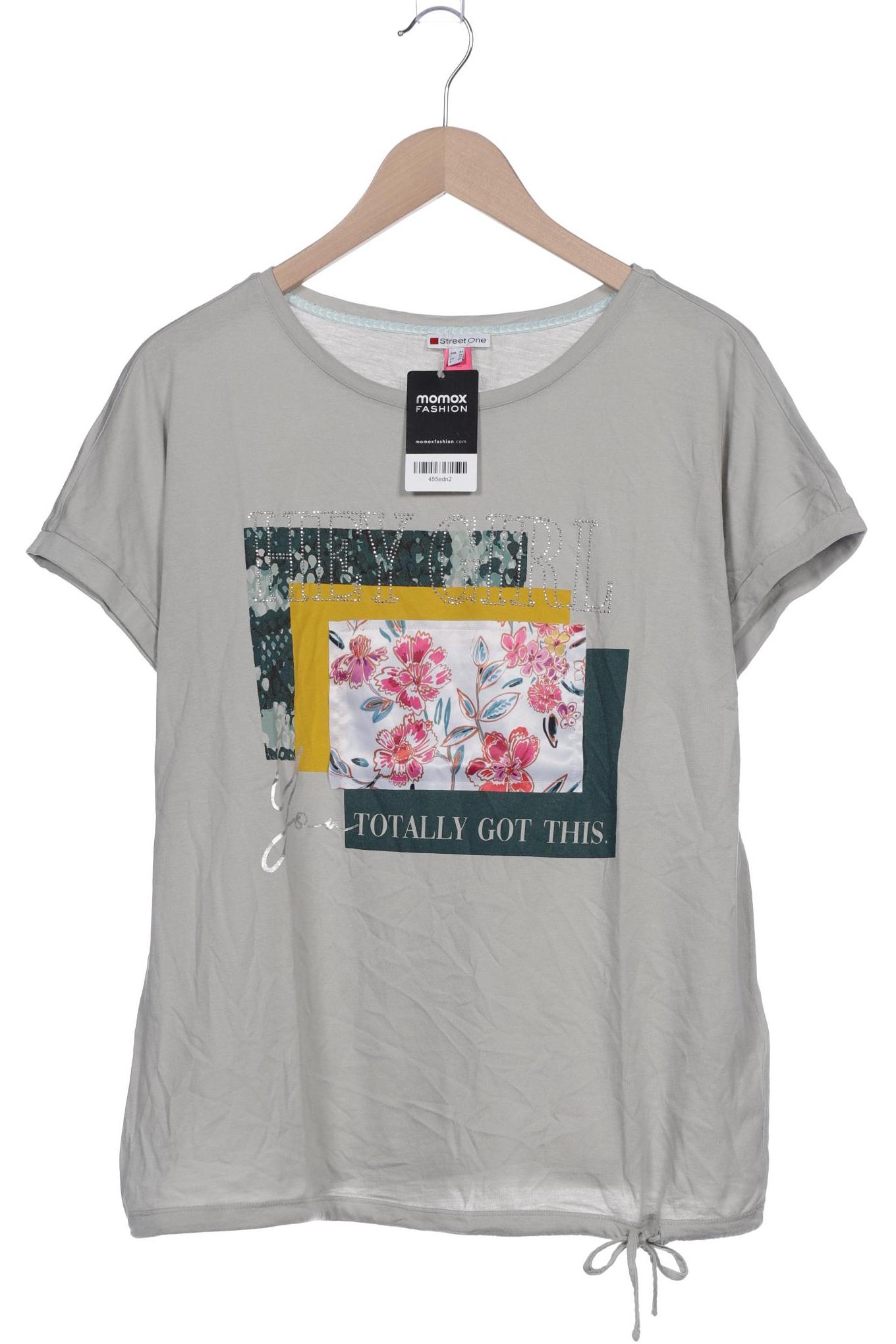 

Street One Damen T-Shirt, grau, Gr. 42