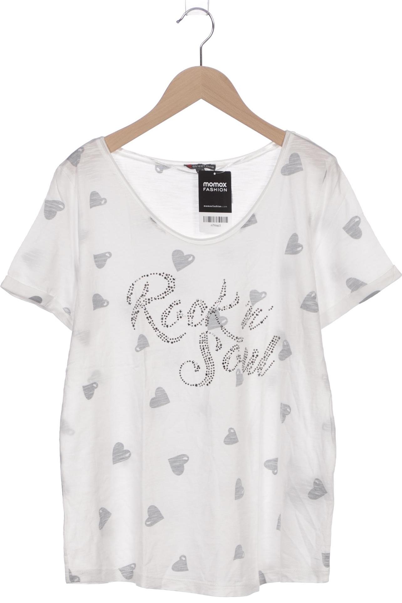 

Street One Damen T-Shirt, weiß, Gr. 40