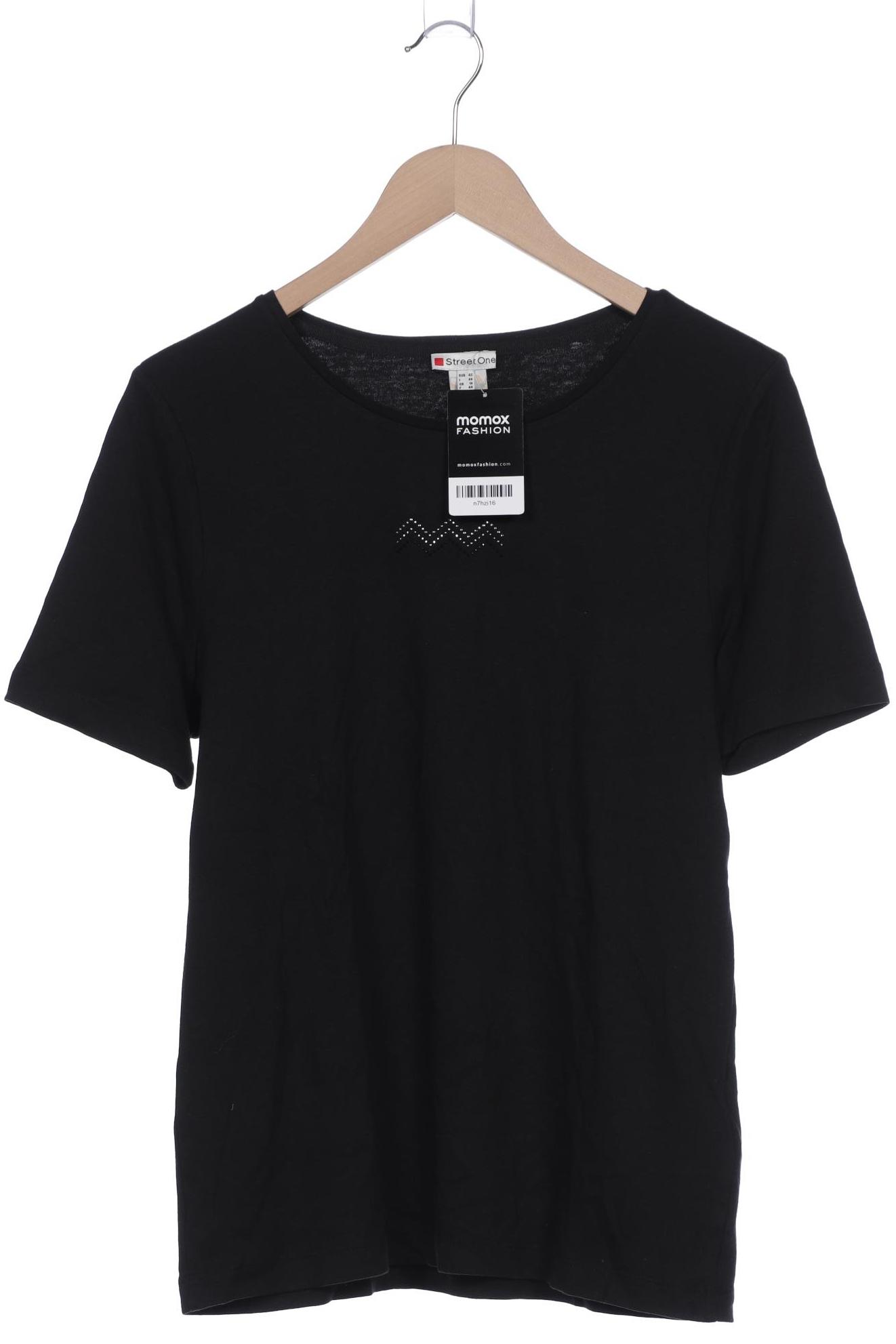 

Street One Damen T-Shirt, schwarz, Gr. 42