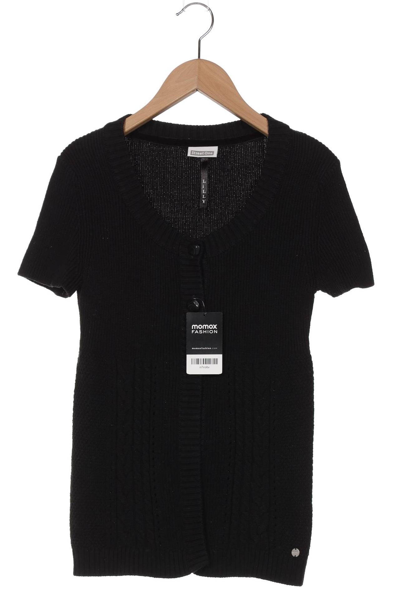 Thumbnail - Street One Damen Strickjacke, schwarz, Gr. 36