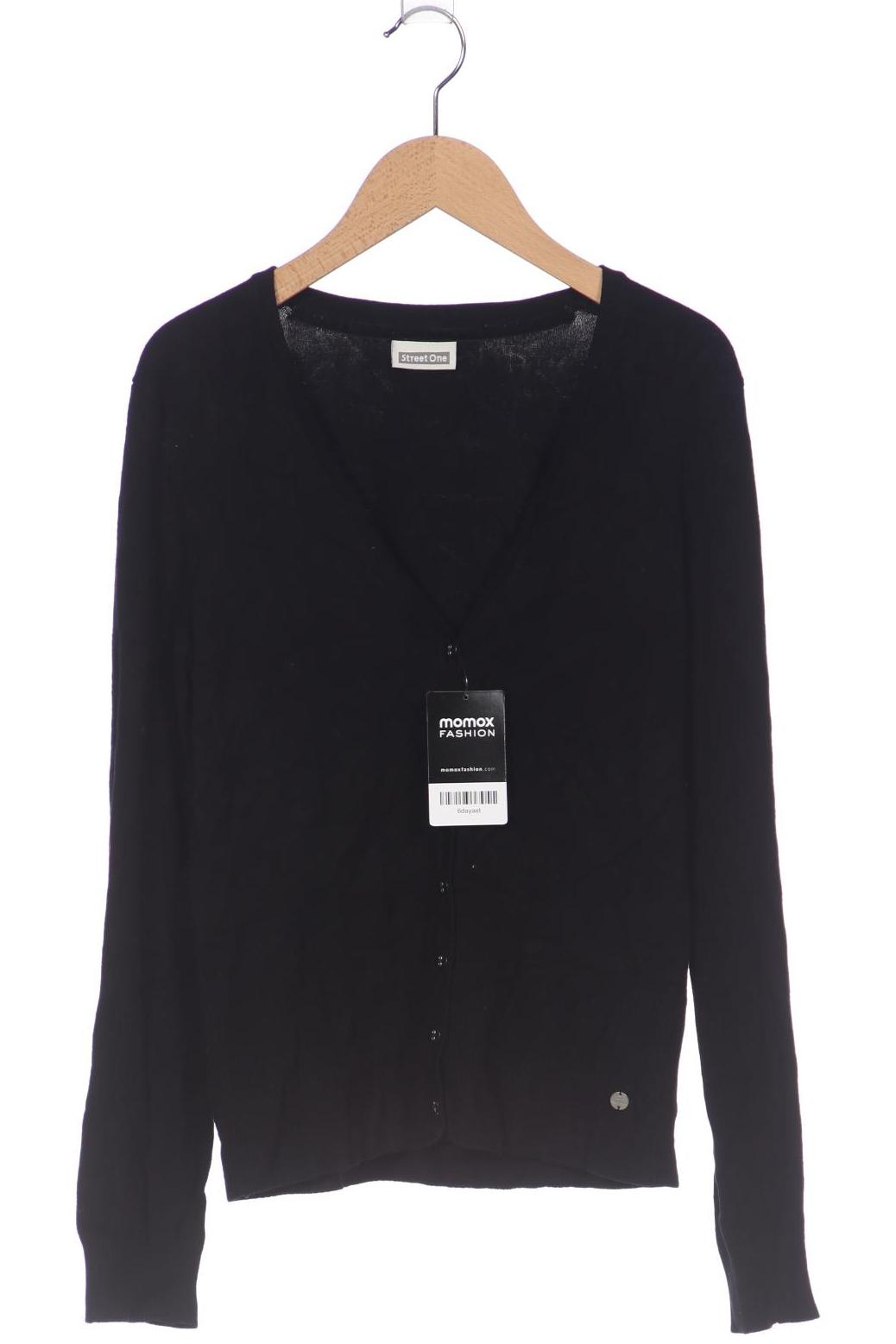

Street One Damen Strickjacke, schwarz, Gr. 38