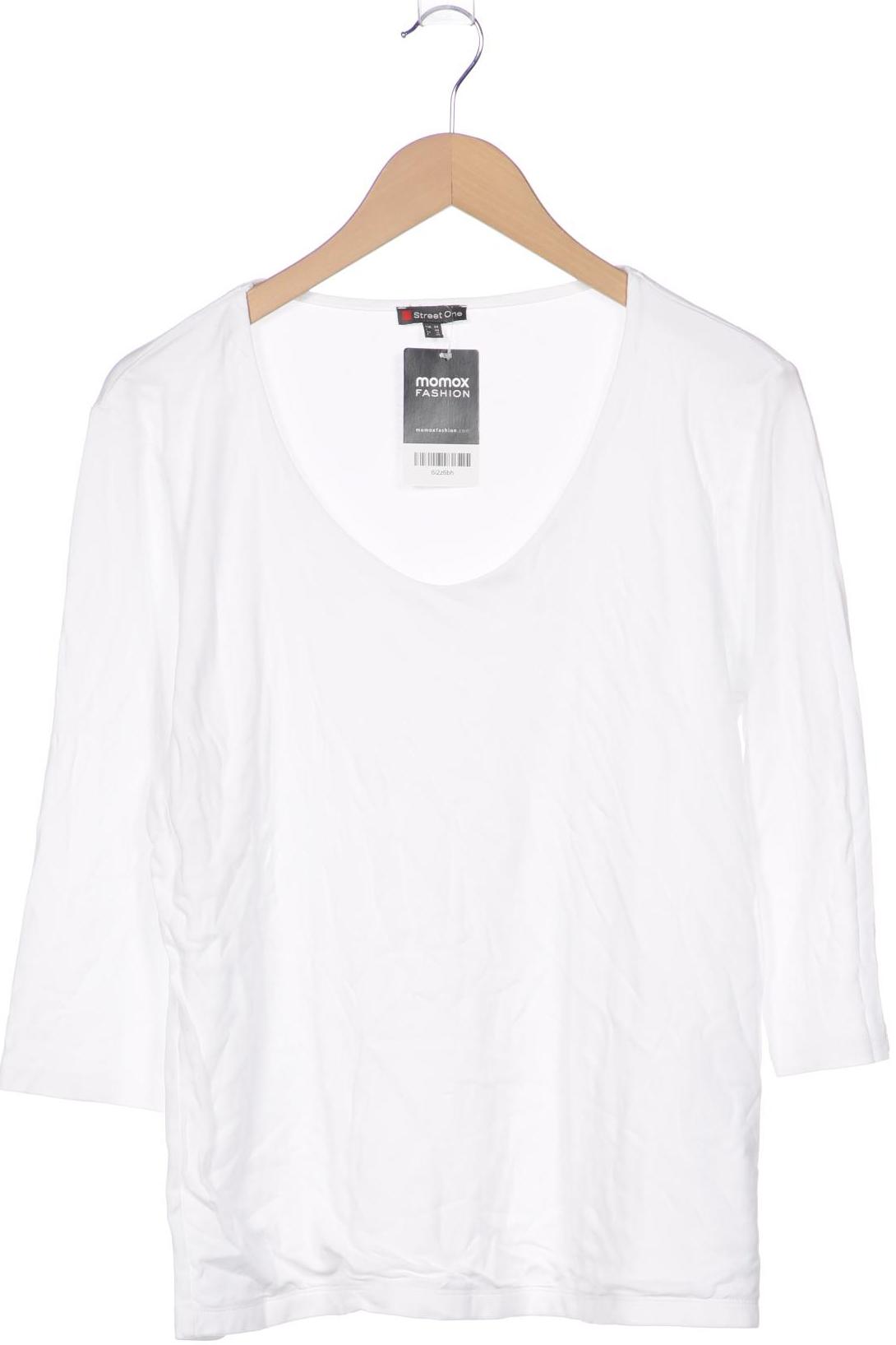 

Street One Damen Langarmshirt, weiß