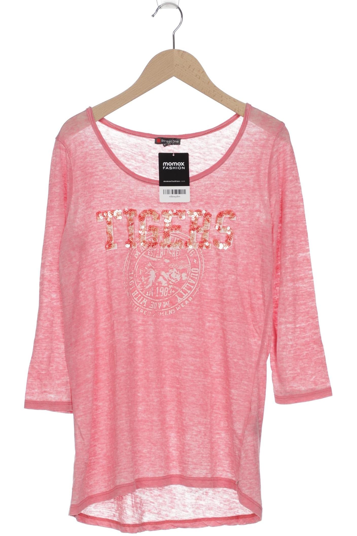 

Street One Damen Langarmshirt, pink, Gr. 34