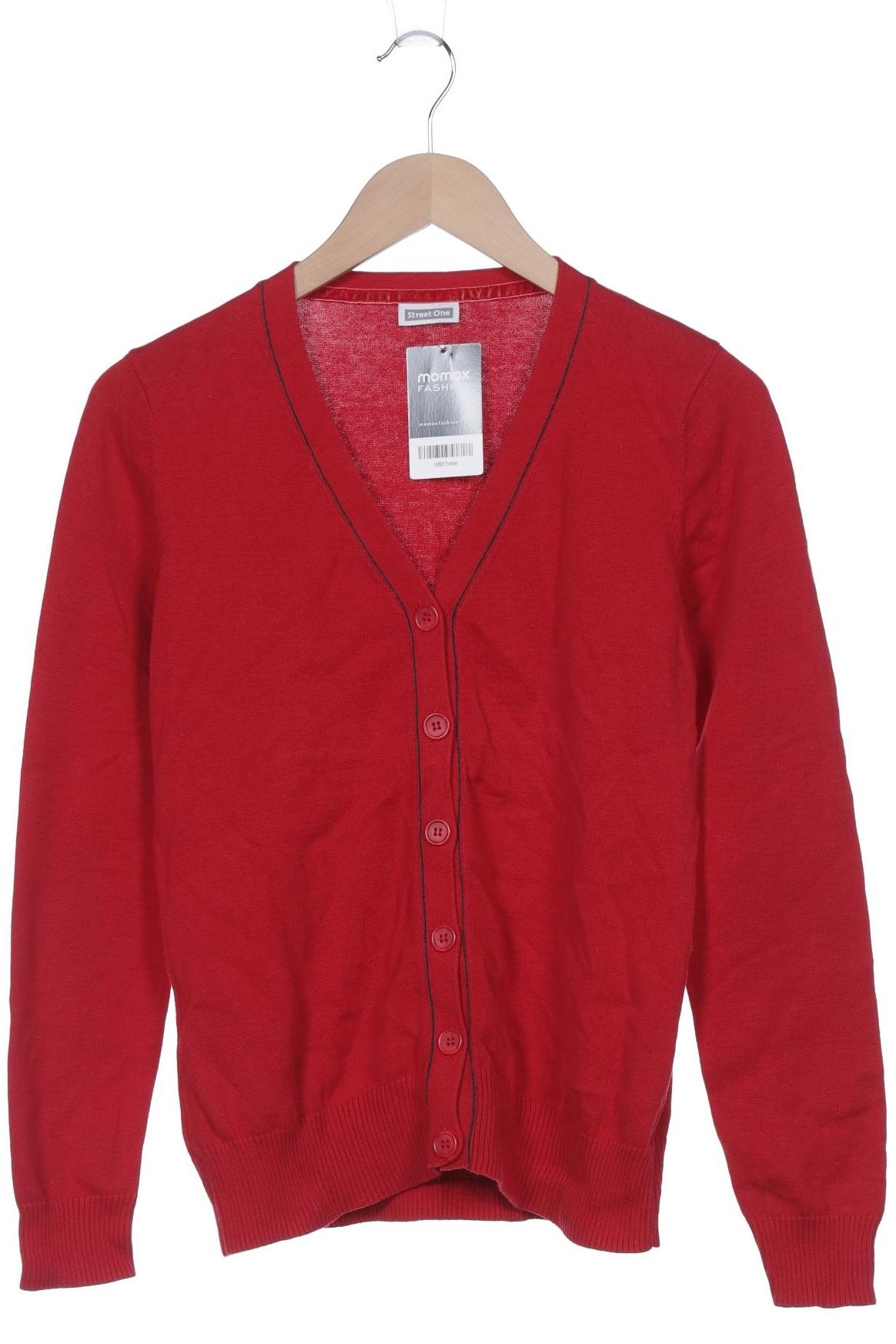 

Street One Damen Strickjacke, rot, Gr. 38
