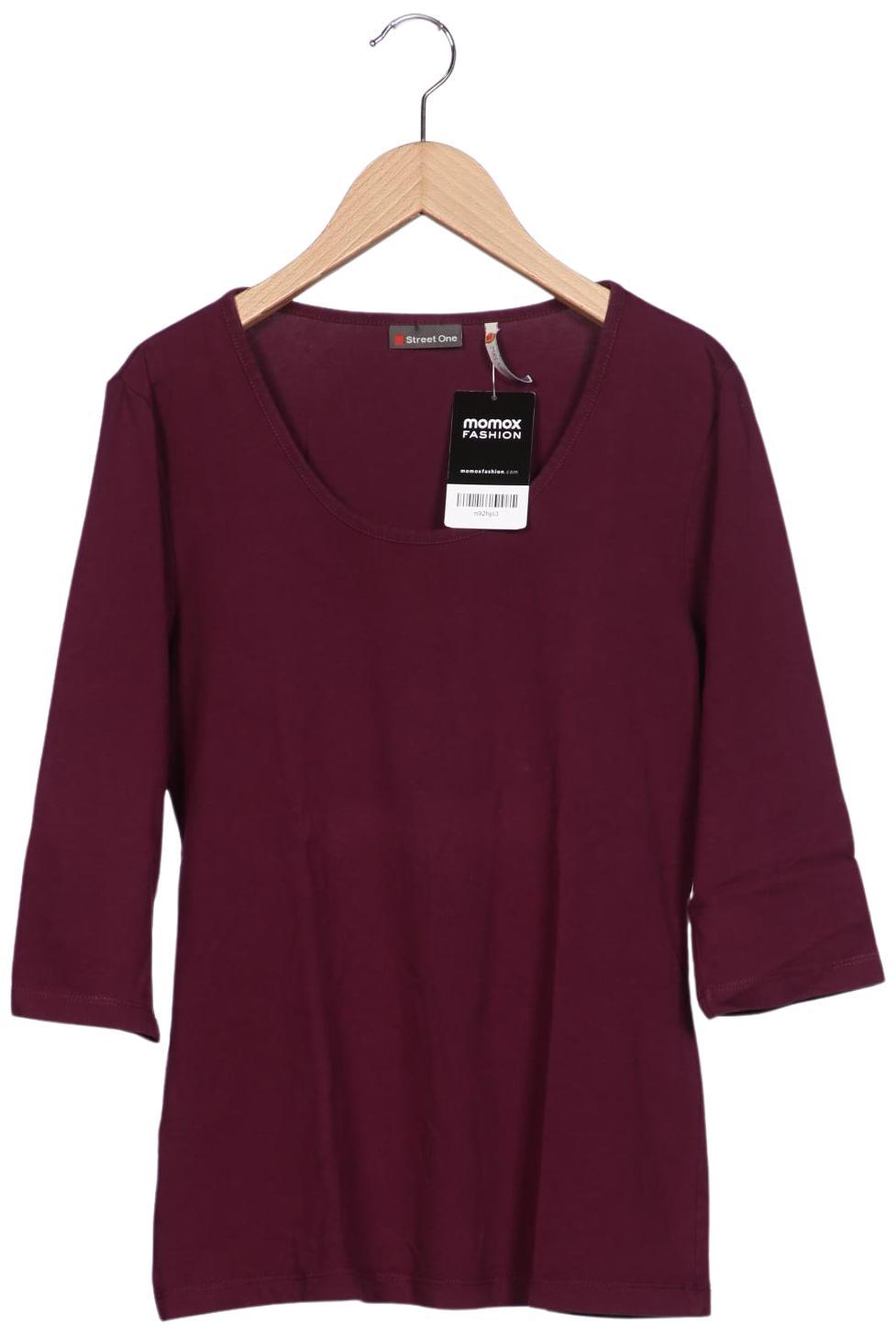 

Street One Damen Langarmshirt, bordeaux, Gr. 40
