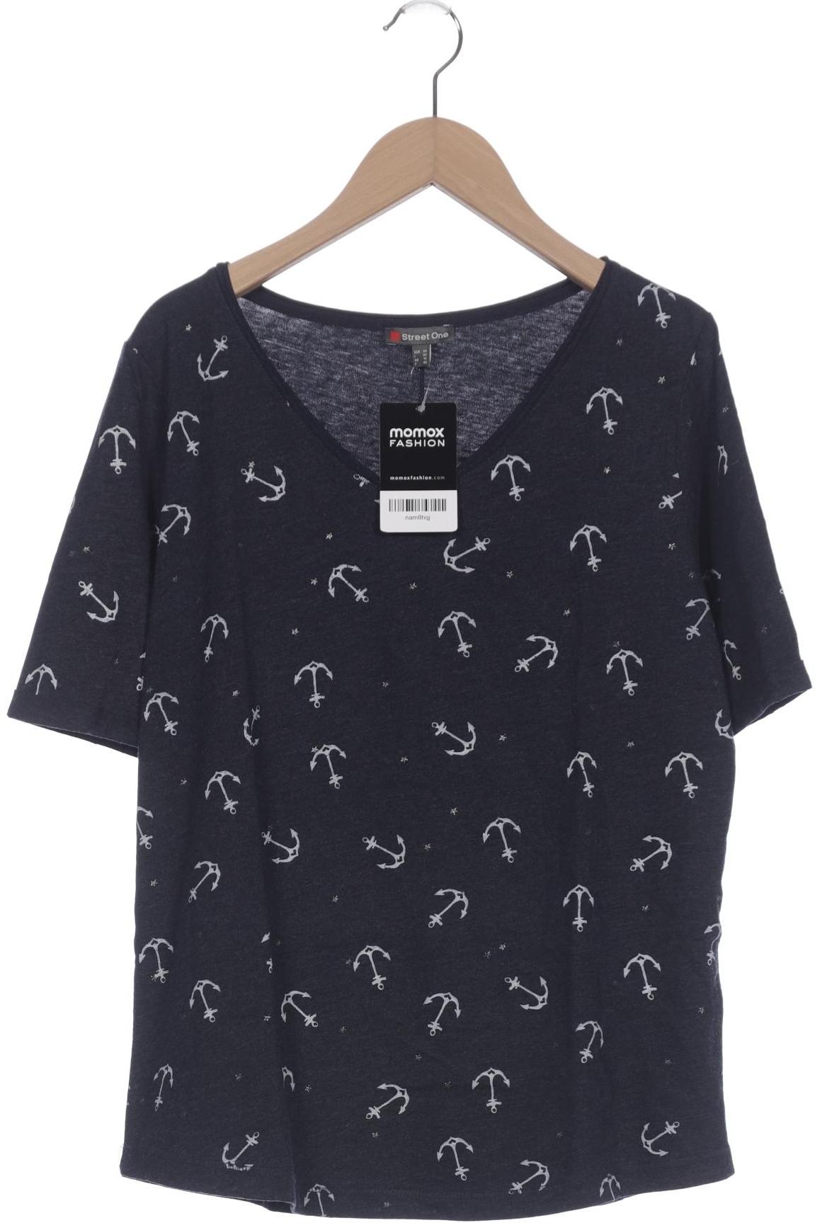 

Street One Damen T-Shirt, marineblau, Gr. 38