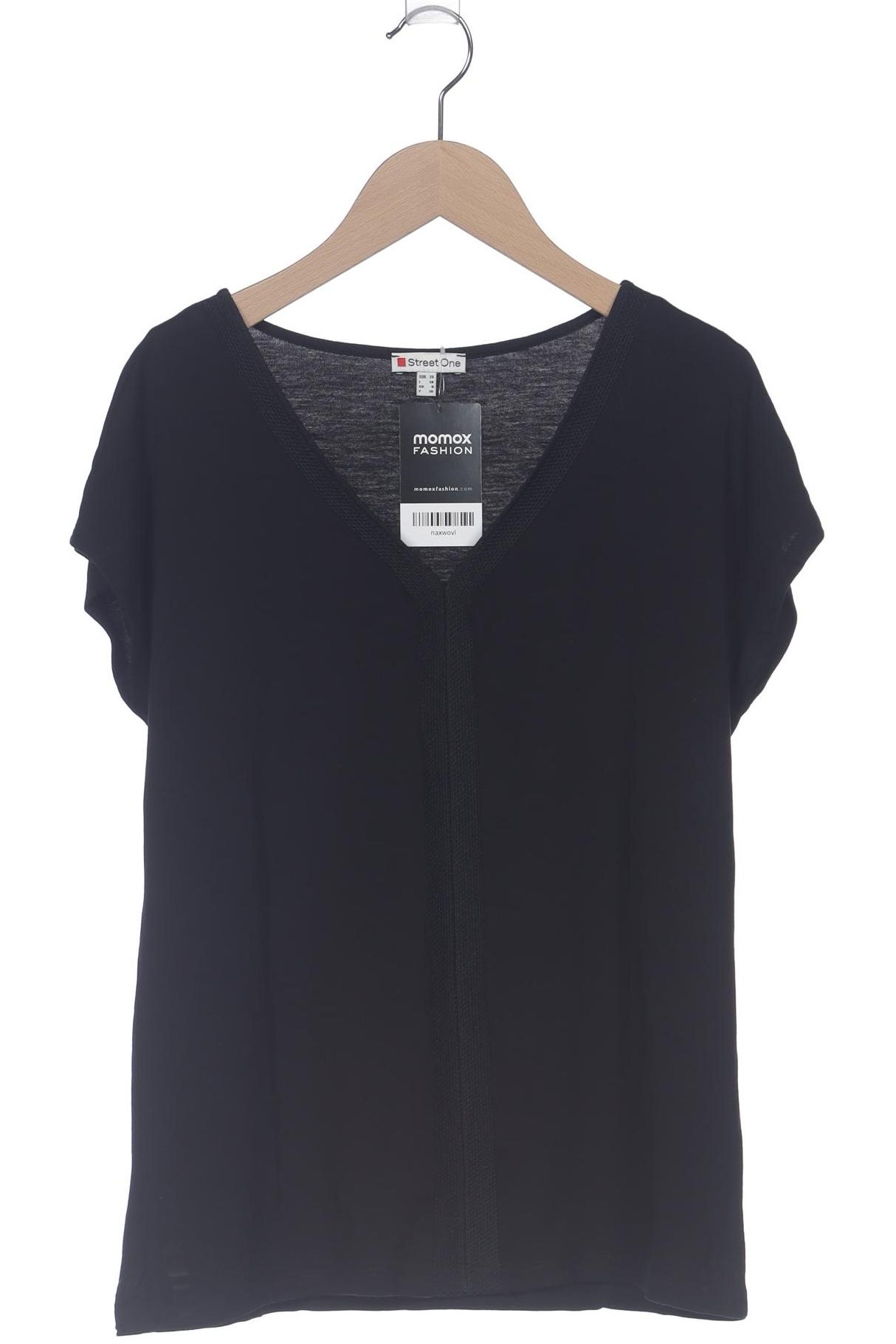 

Street One Damen T-Shirt, schwarz, Gr. 34