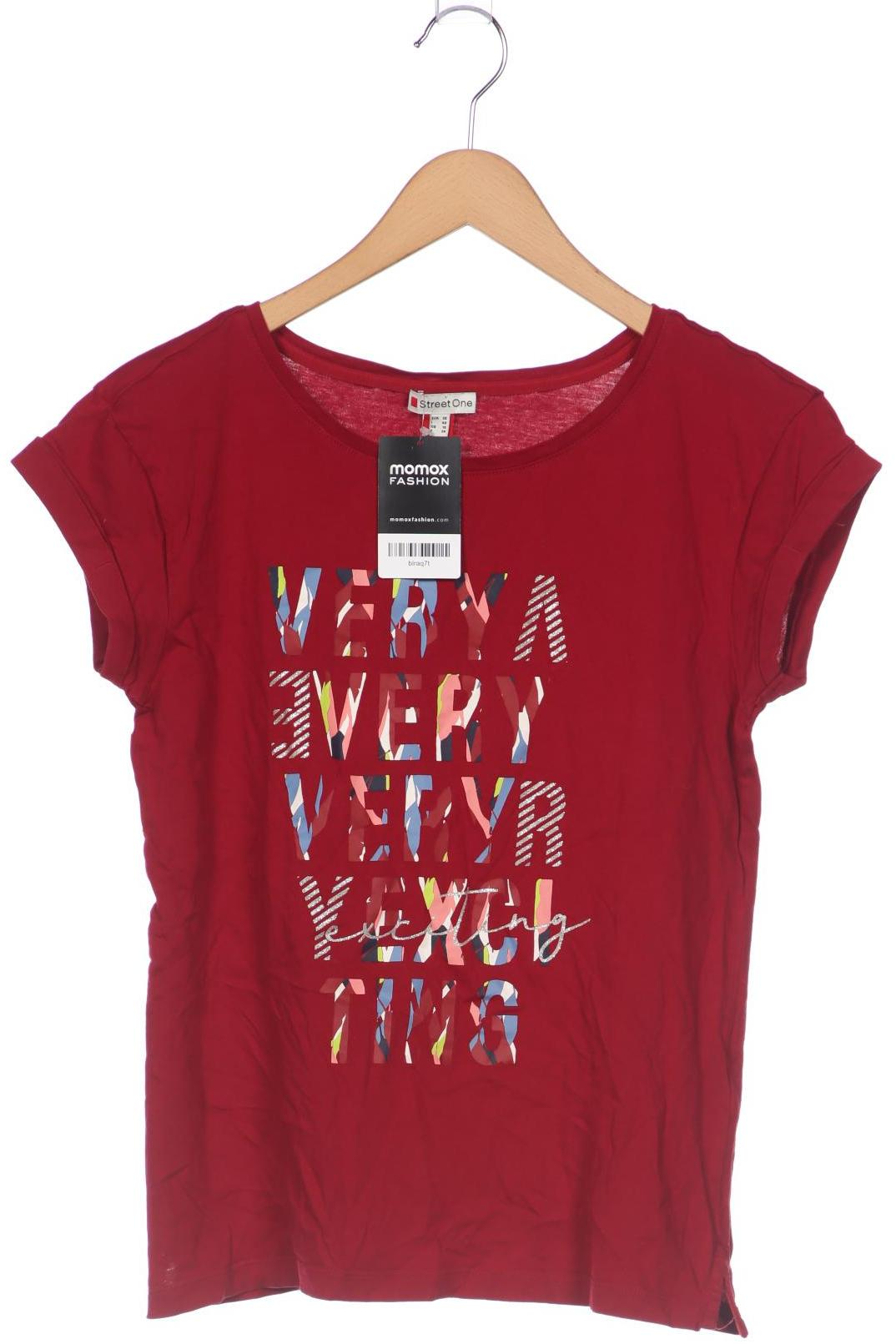 

Street One Damen T-Shirt, rot, Gr. 36