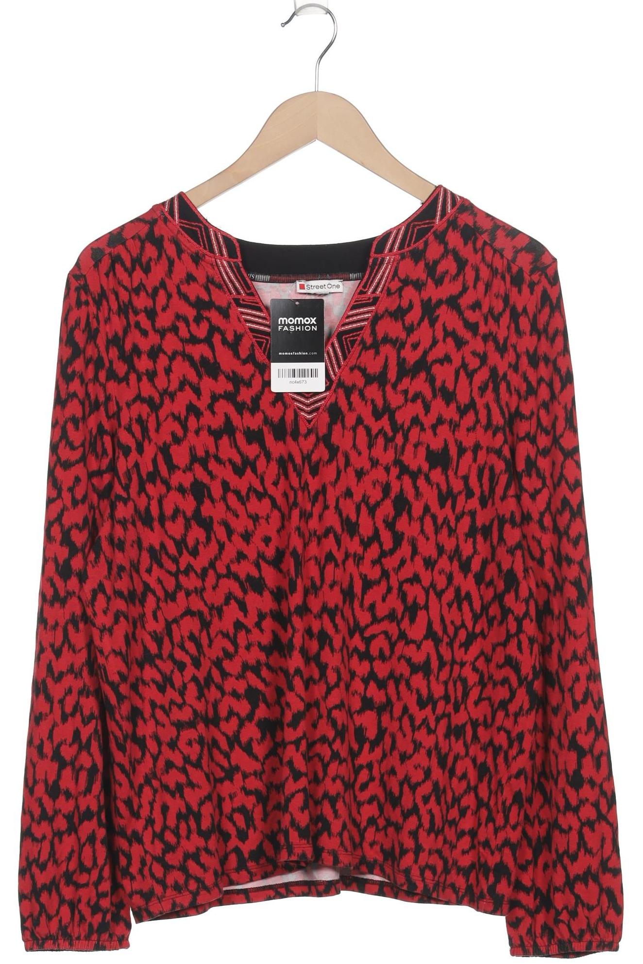 

Street One Damen Langarmshirt, rot, Gr. 44
