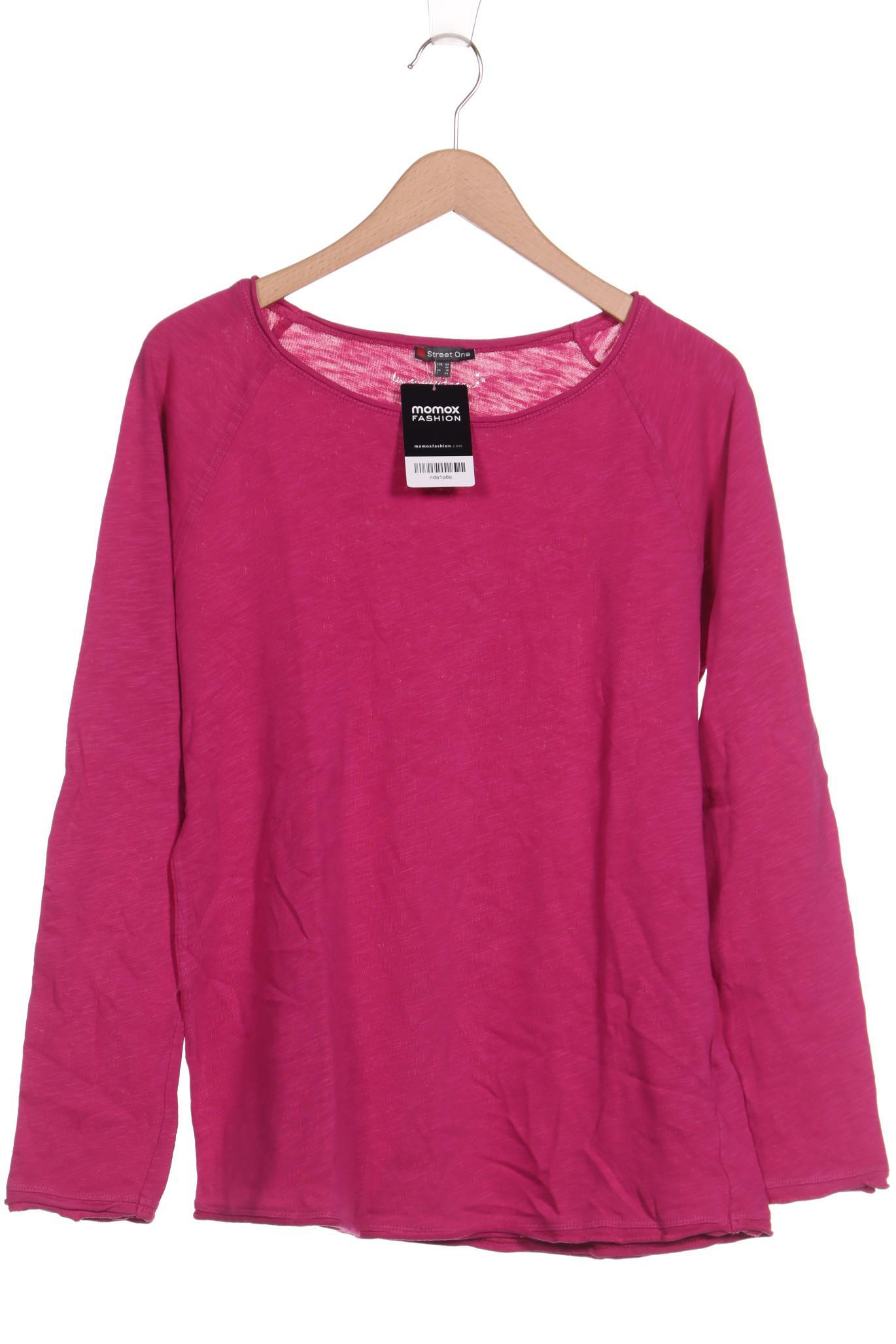 

Street One Damen Langarmshirt, pink, Gr. 44