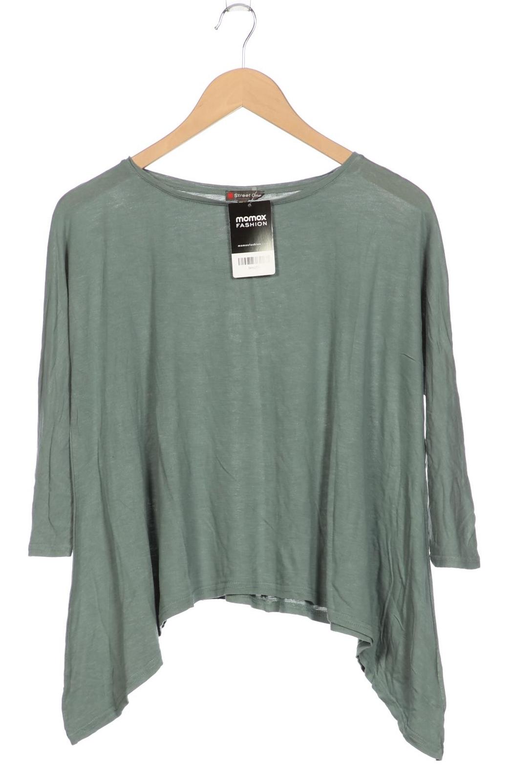 

Street One Damen Langarmshirt, türkis, Gr. 36