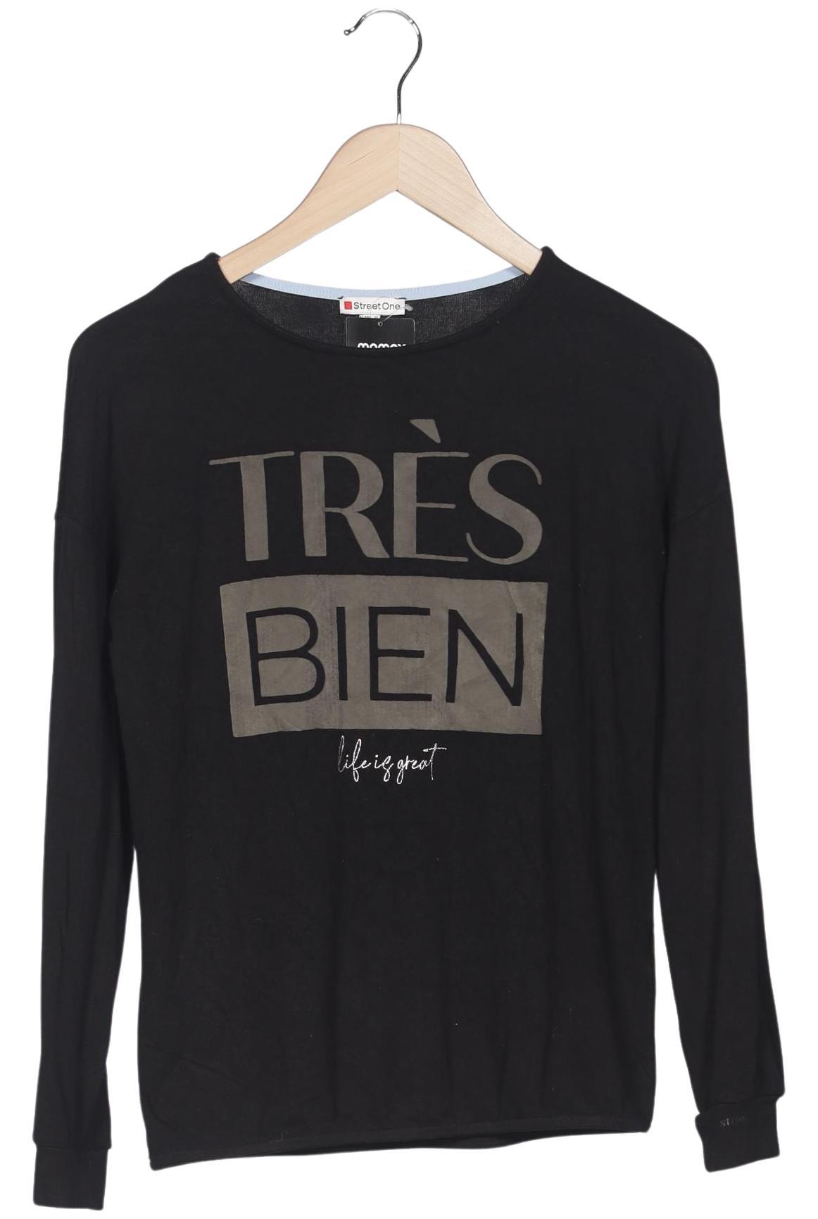 

Street One Damen Langarmshirt, schwarz, Gr. 34