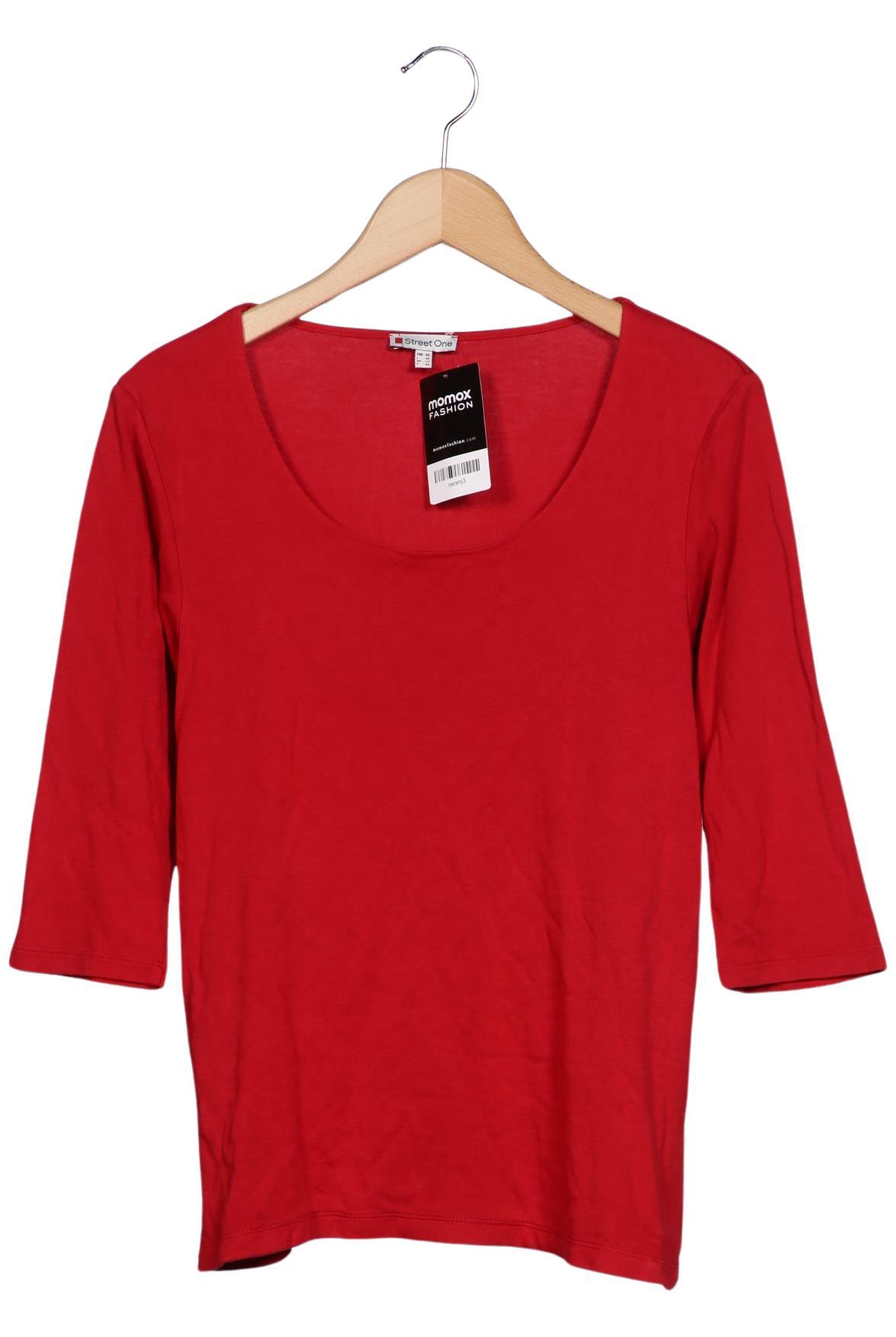 

Street One Damen Langarmshirt, rot, Gr. 40