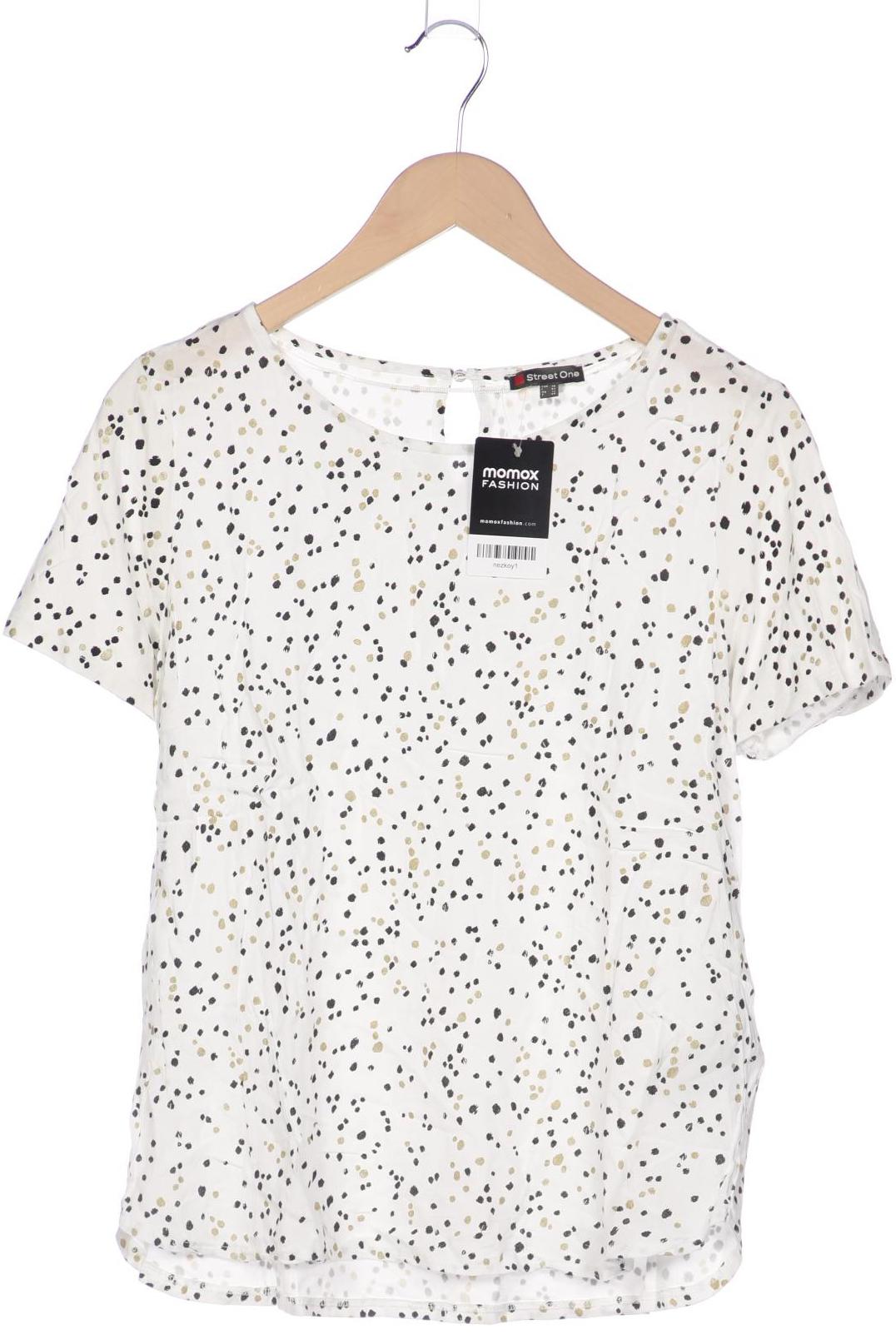 

Street One Damen T-Shirt, weiß, Gr. 38