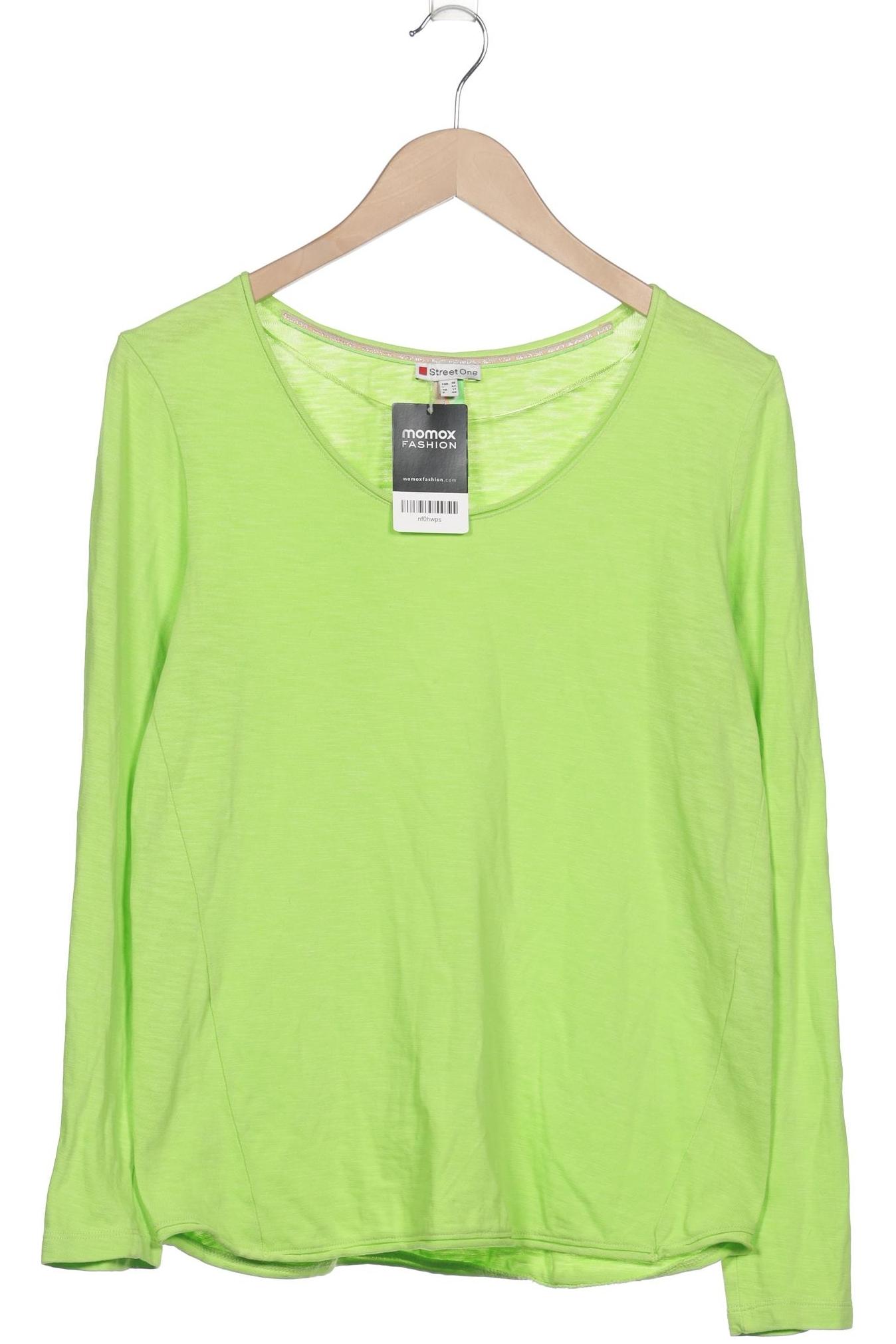 

Street One Damen Langarmshirt, hellgrün, Gr. 38