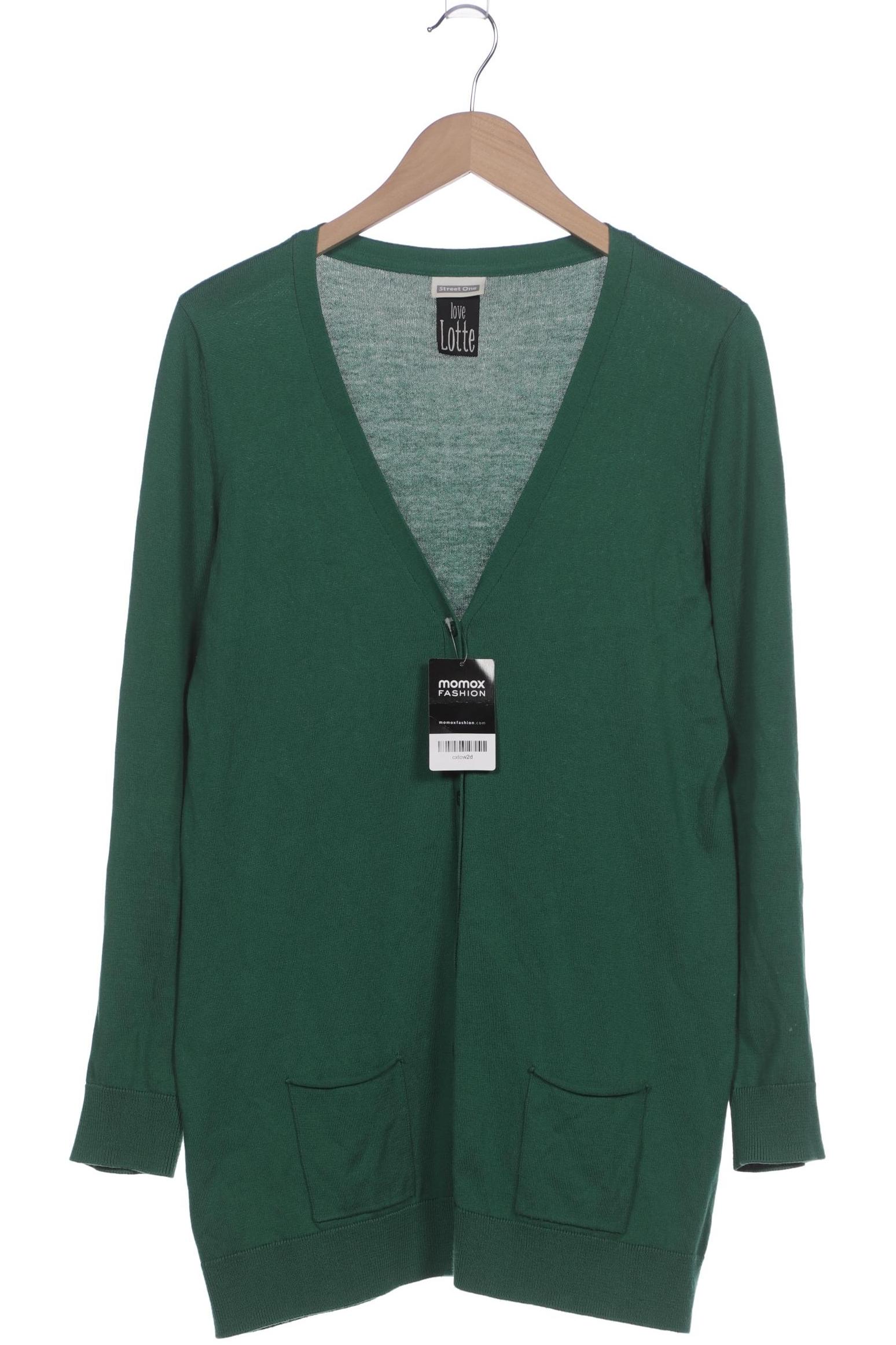 

Street One Damen Strickjacke, grün, Gr. 42