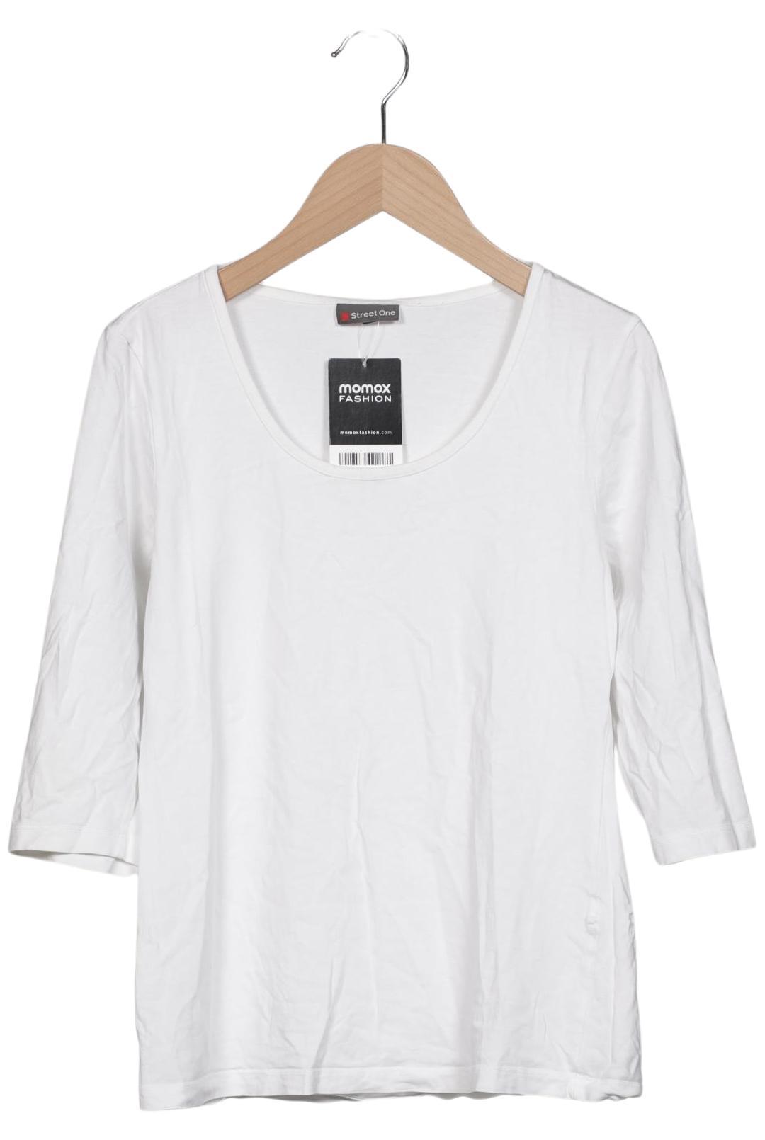 

Street One Damen Langarmshirt, weiß, Gr. 38
