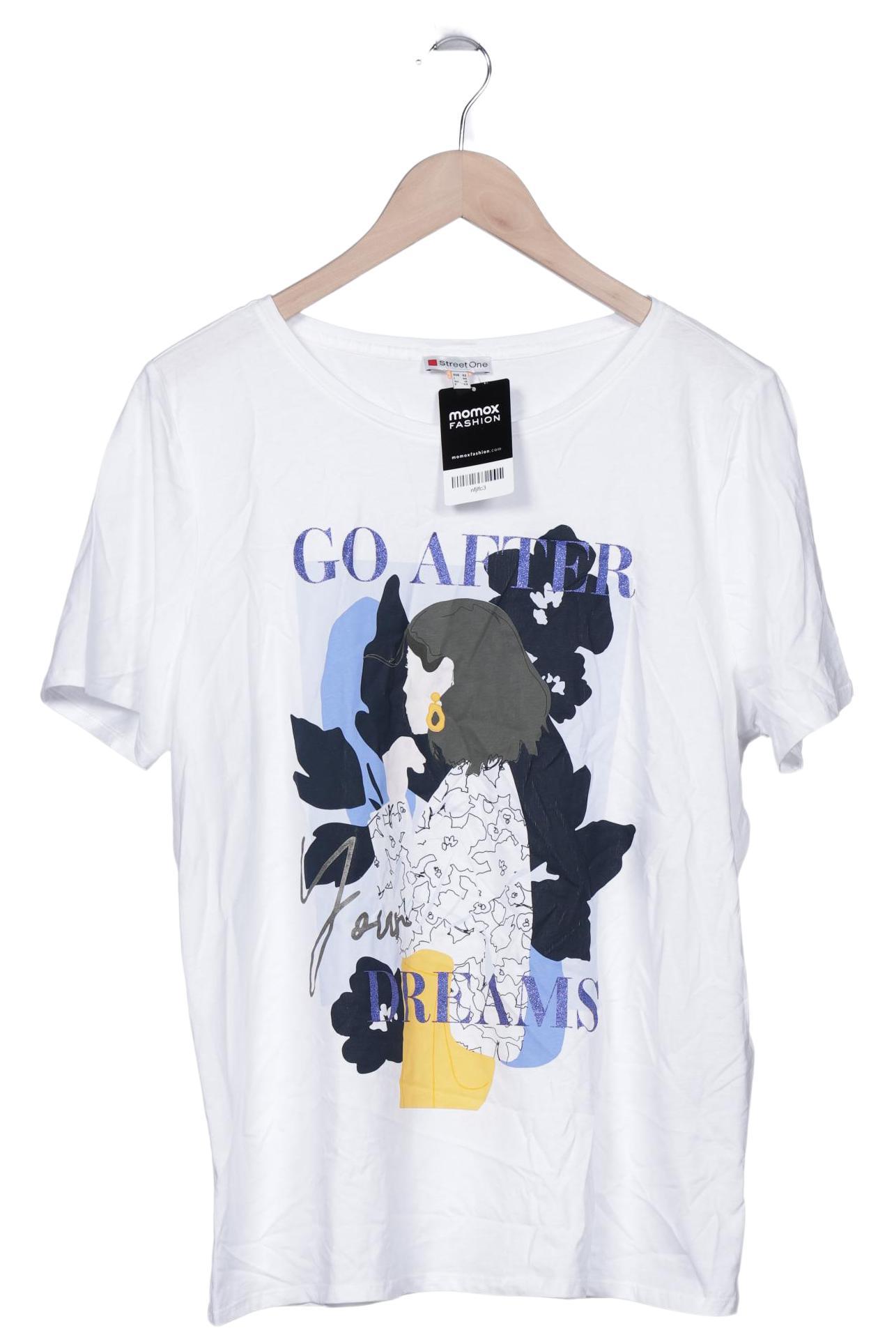 

Street One Damen T-Shirt, weiß, Gr. 42