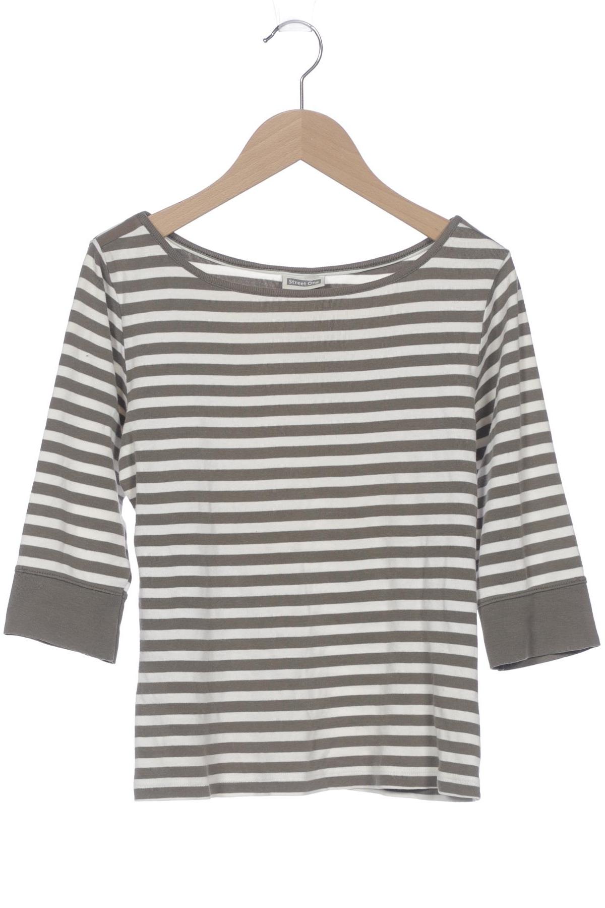 

Street One Damen Langarmshirt, cremeweiß, Gr. 36