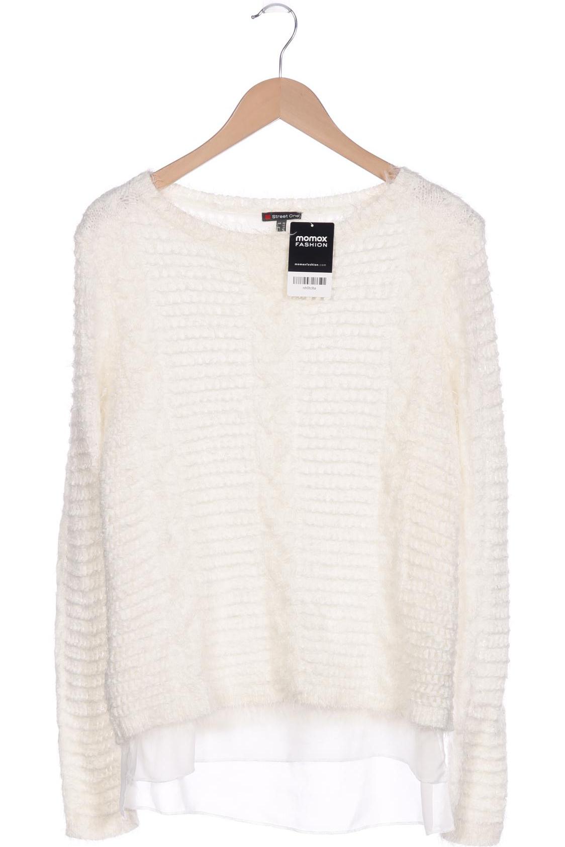 

Street One Damen Pullover, weiß, Gr. 40