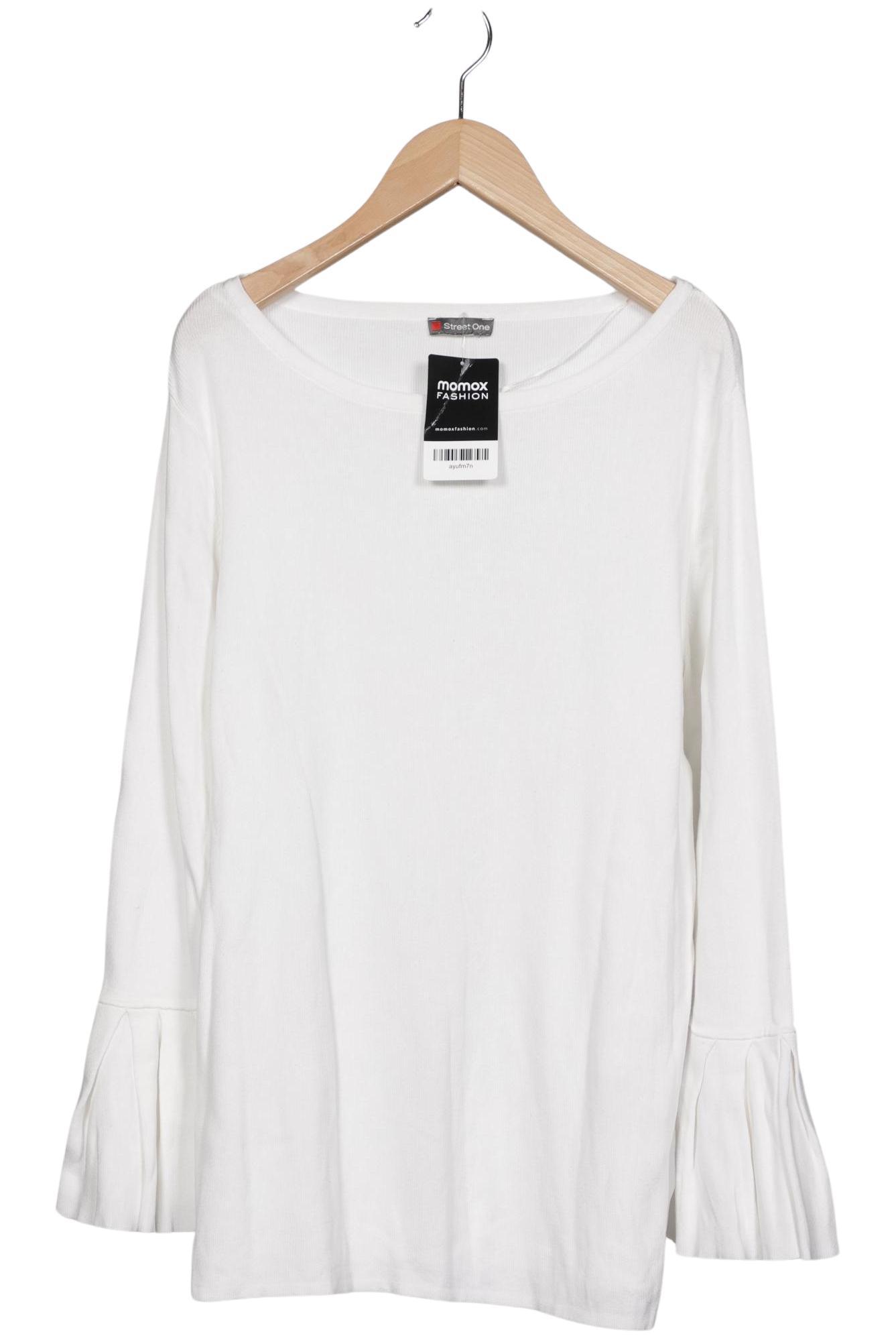 

Street One Damen Langarmshirt, weiß, Gr. 42