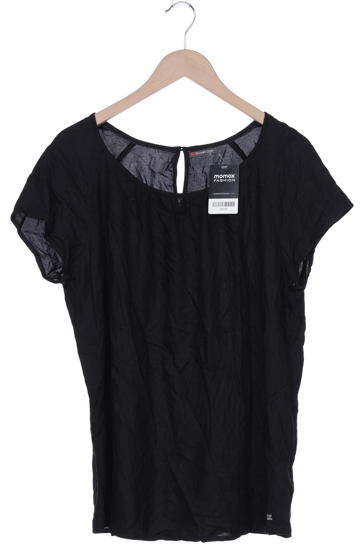 

Street One Damen T-Shirt, schwarz
