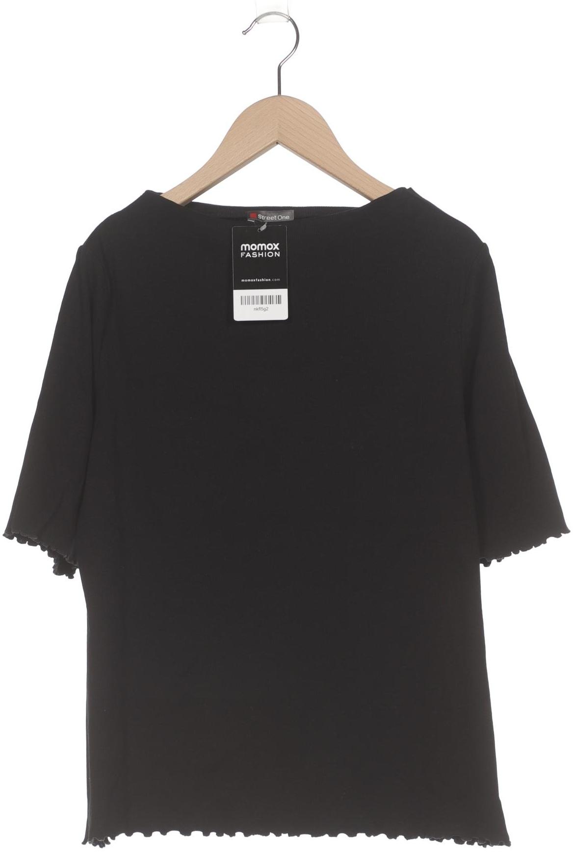 

Street One Damen T-Shirt, schwarz, Gr. 40