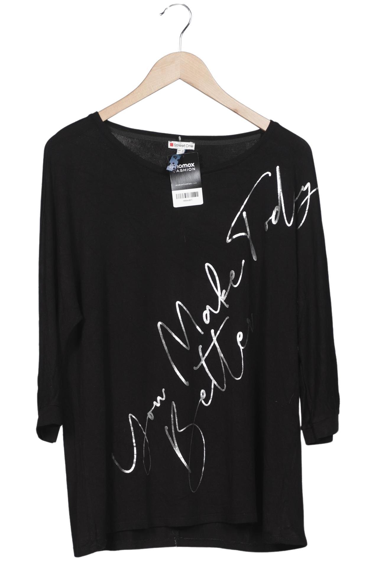 

Street One Damen Langarmshirt, schwarz, Gr. 44