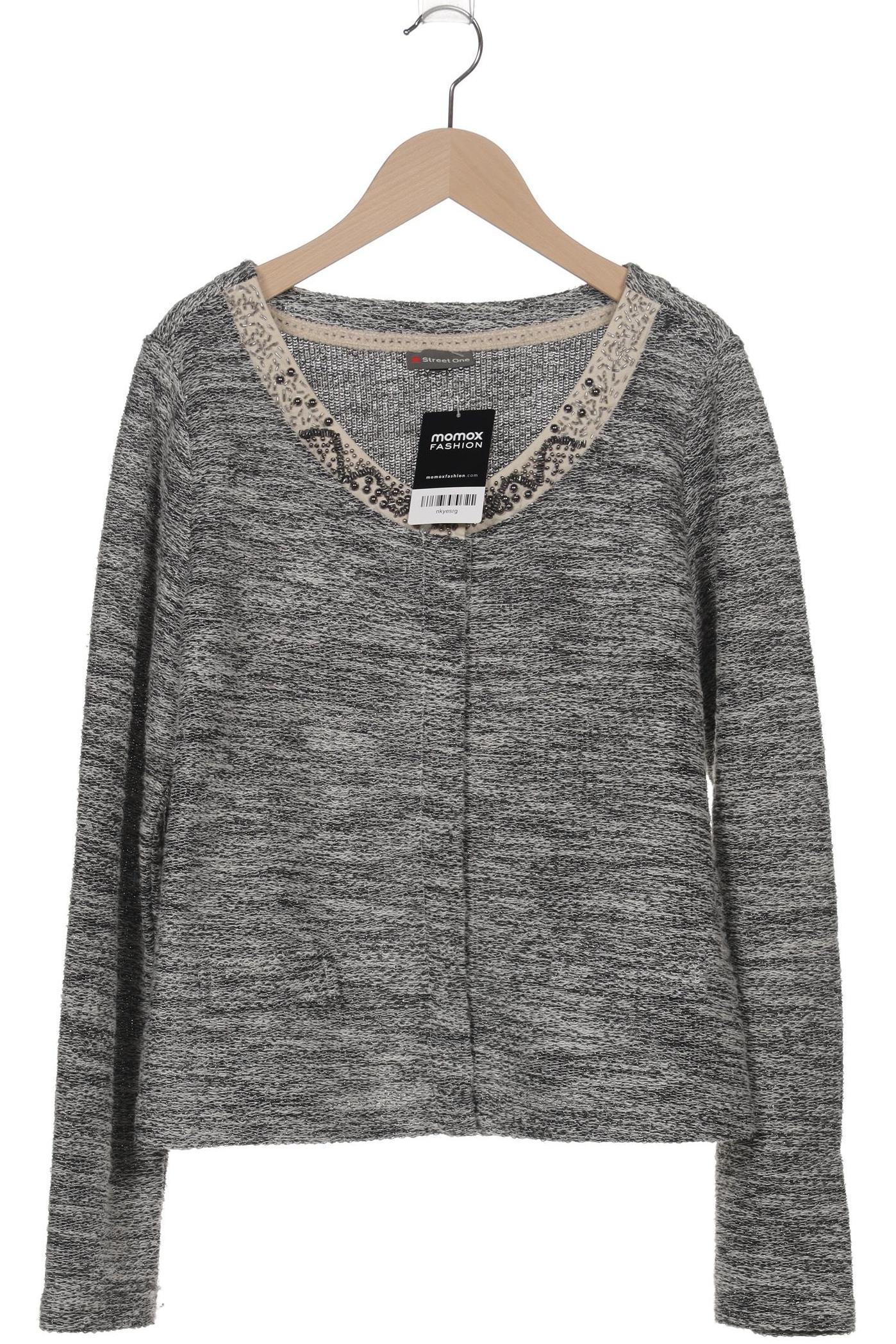 

Street One Damen Strickjacke, grau, Gr. 42