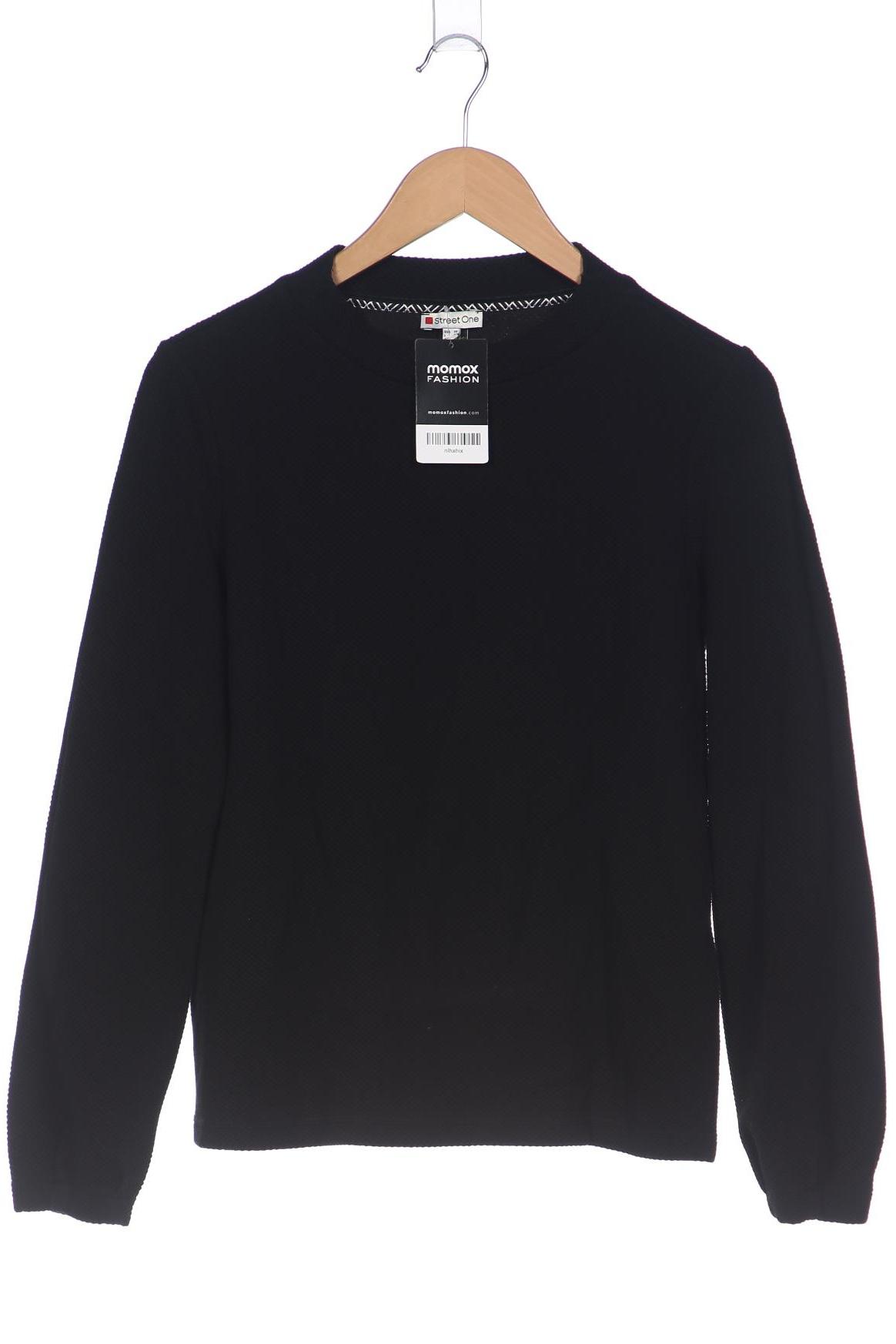 

Street One Damen Sweatshirt, schwarz, Gr. 36
