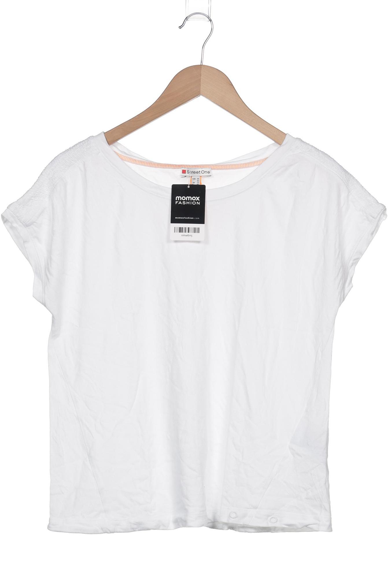 

Street One Damen T-Shirt, weiß, Gr. 38
