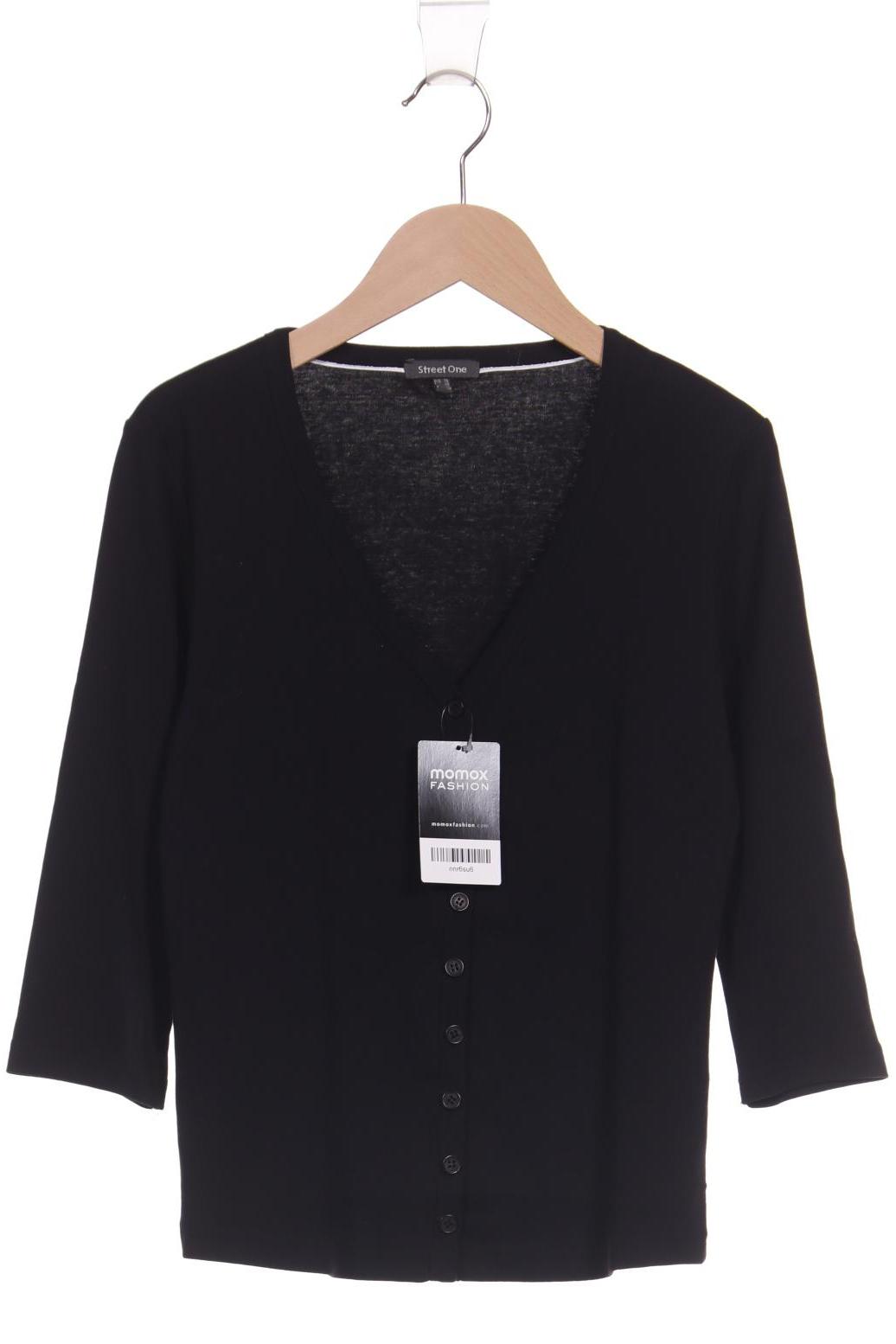 

Street One Damen Strickjacke, schwarz, Gr. 36