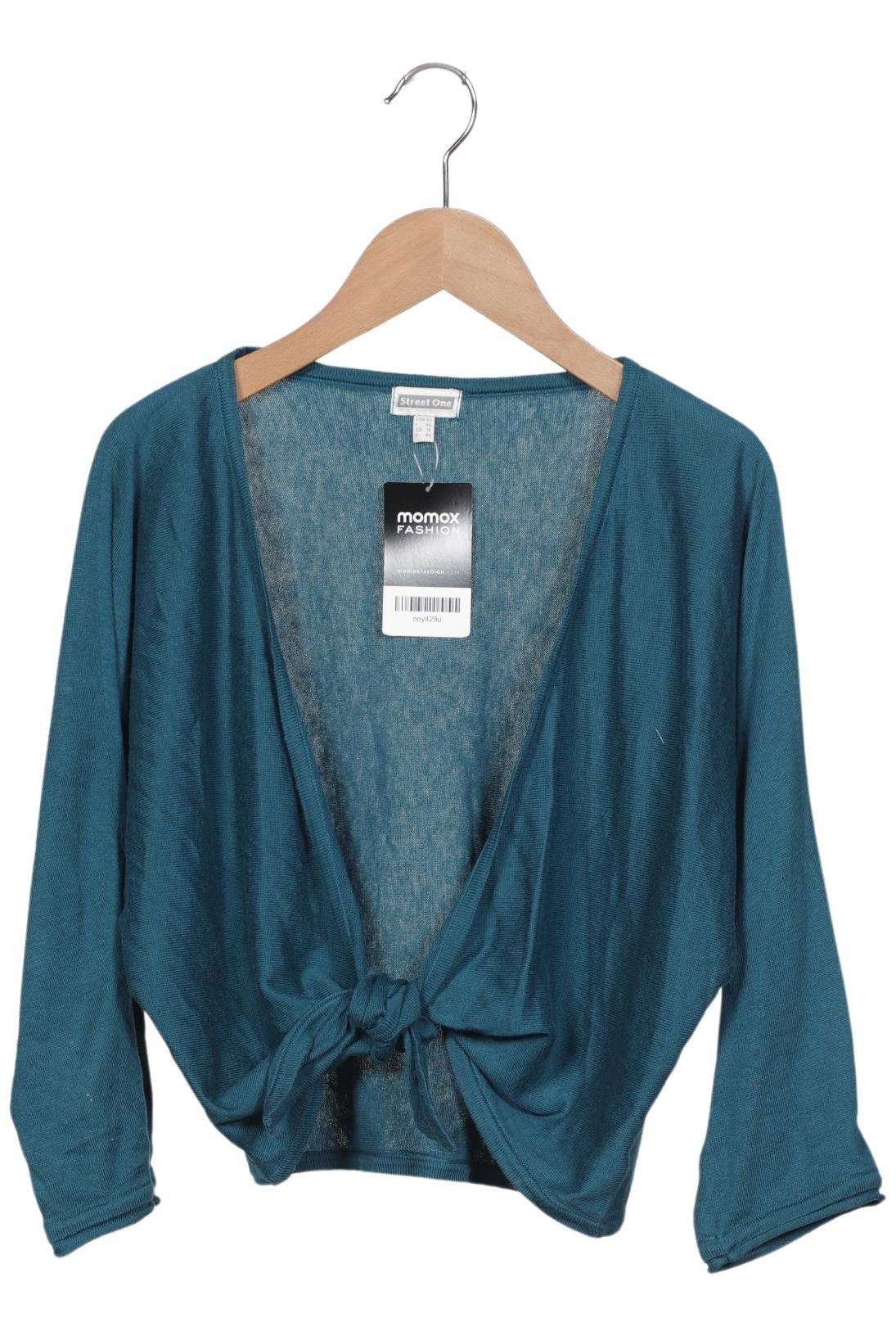 

Street One Damen Strickjacke, türkis, Gr. 42