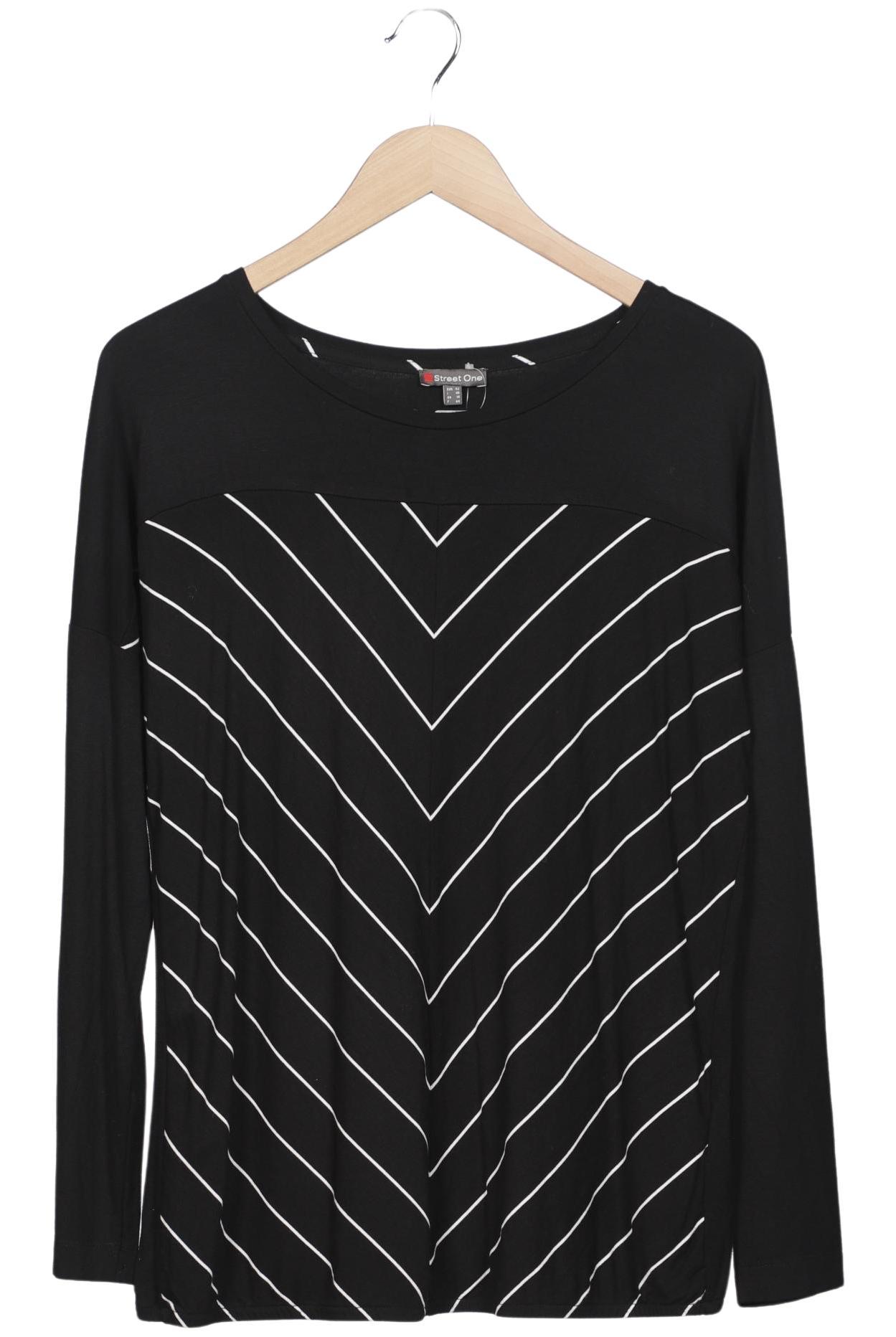 

Street One Damen Langarmshirt, schwarz, Gr. 42