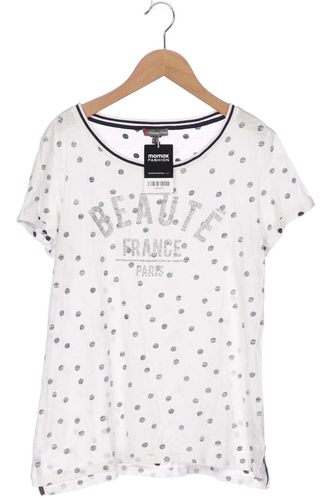 

Street One Damen T-Shirt, weiß, Gr. 40