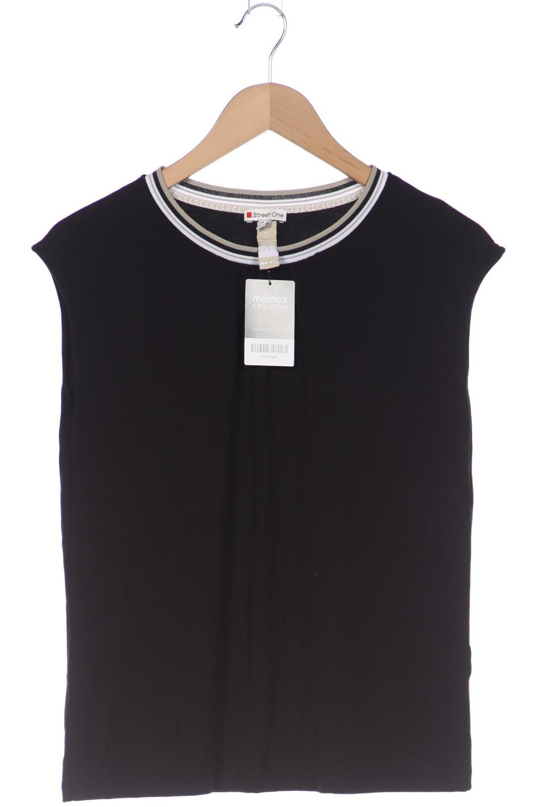

Street One Damen T-Shirt, schwarz, Gr. 36